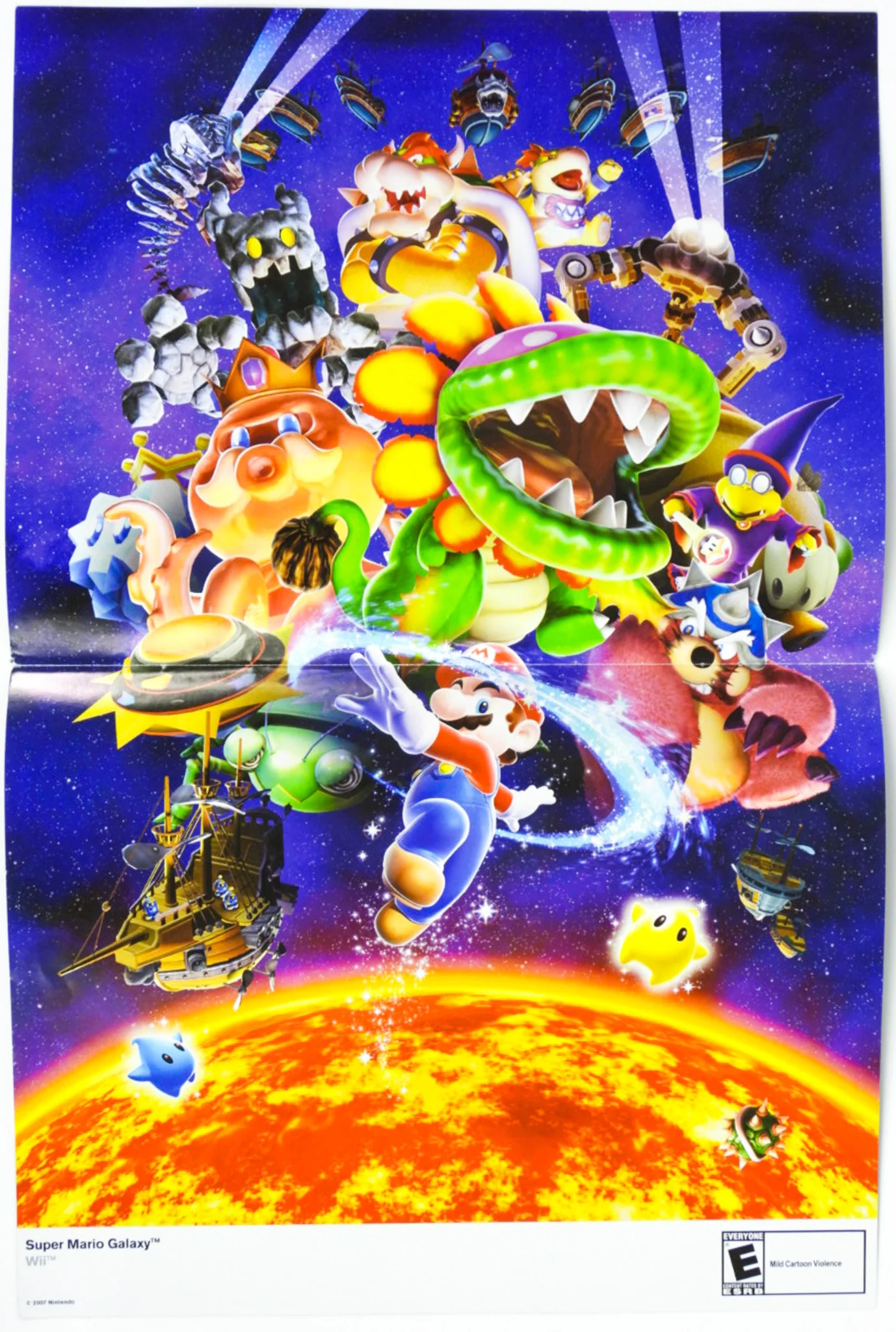 Super Mario Galaxy [Nintendo Power] [Poster] (Nintendo Wii) - Image 2