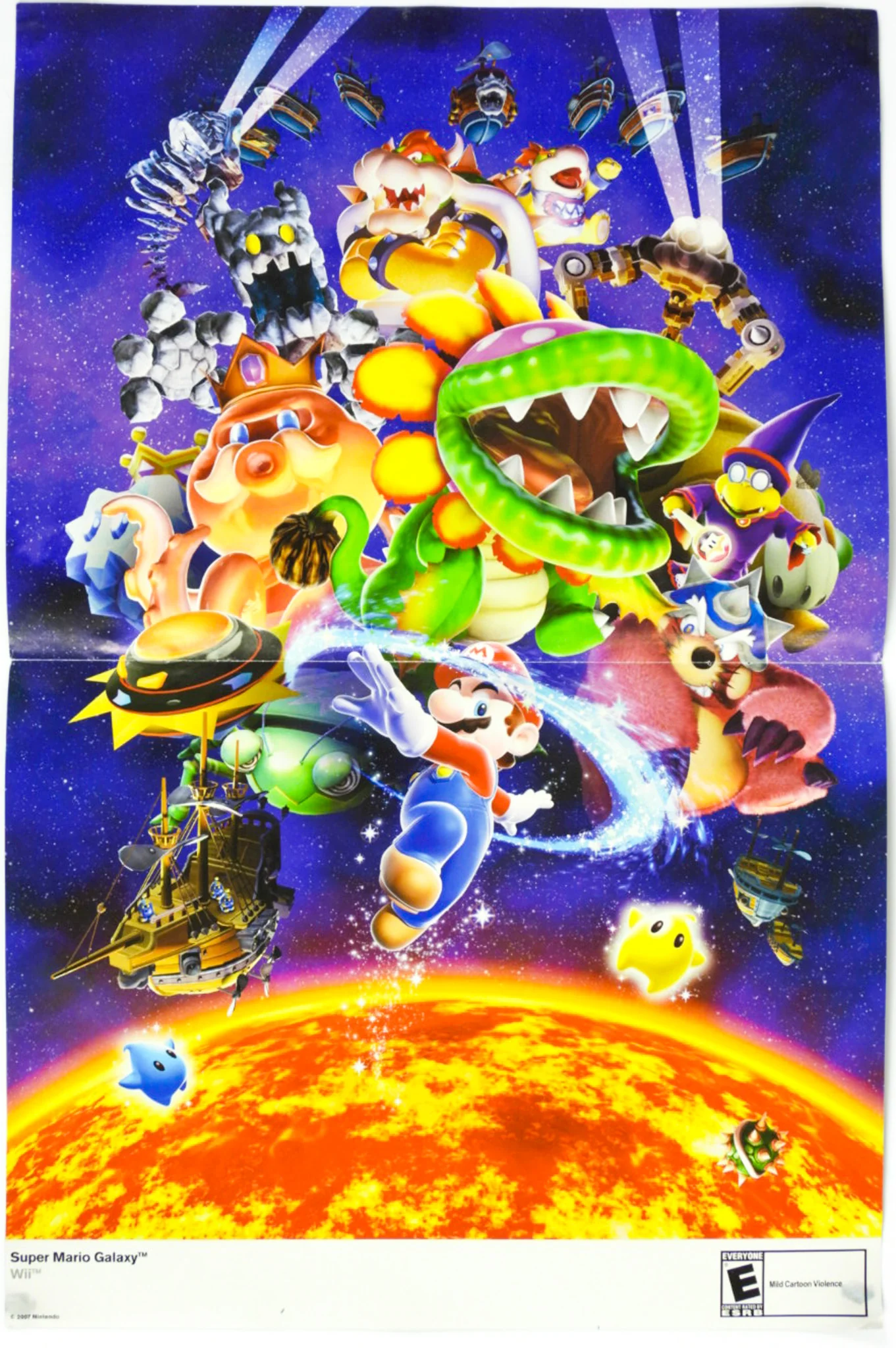 Super Mario Galaxy [Nintendo Power] [Poster] (Nintendo Wii) - Image 4