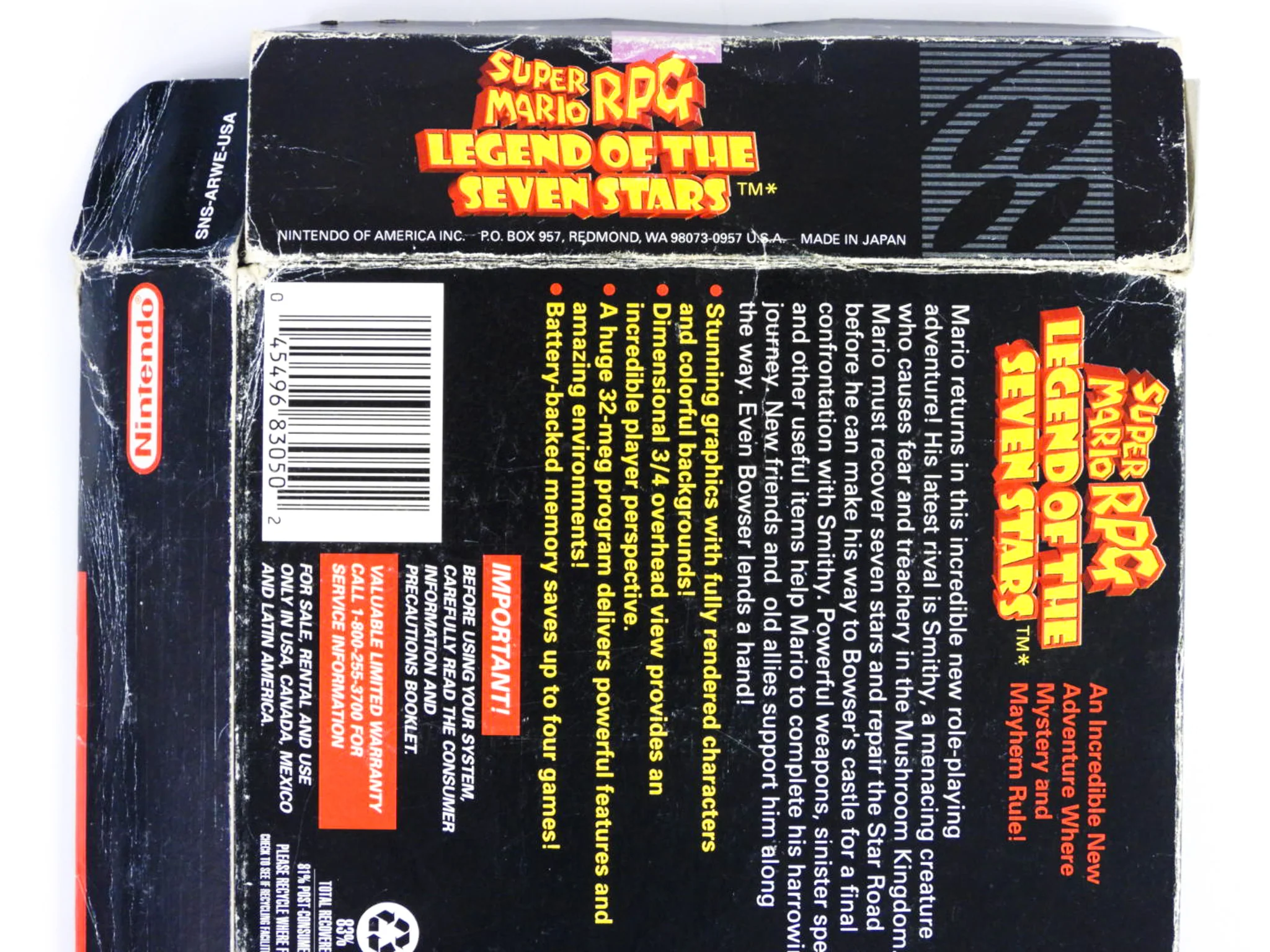 Super Mario RPG [Box] (Super Nintendo / SNES) - Image 6