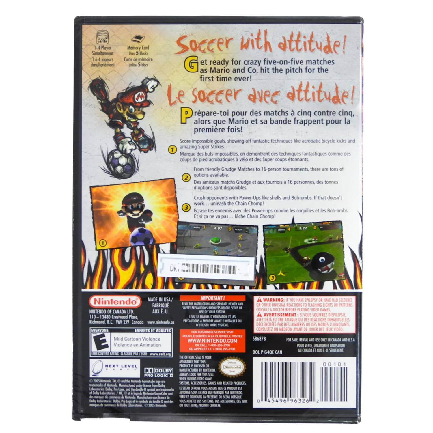 Super Mario Strikers [Best Seller] (Nintendo GameCube) - Image 2