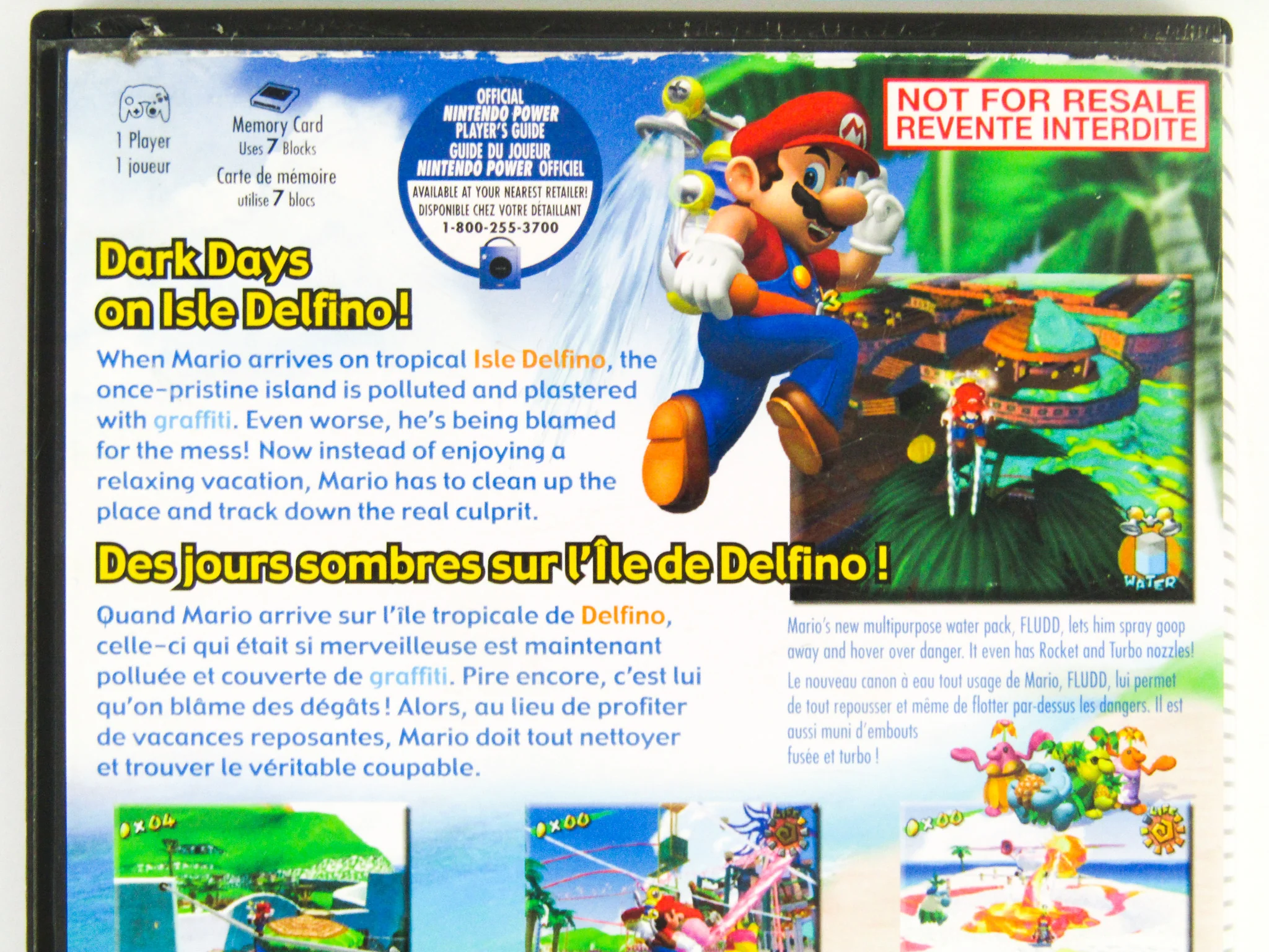 Super Mario Sunshine [Not For Resale] [Player's Choice] (Nintendo GameCube) - Image 2