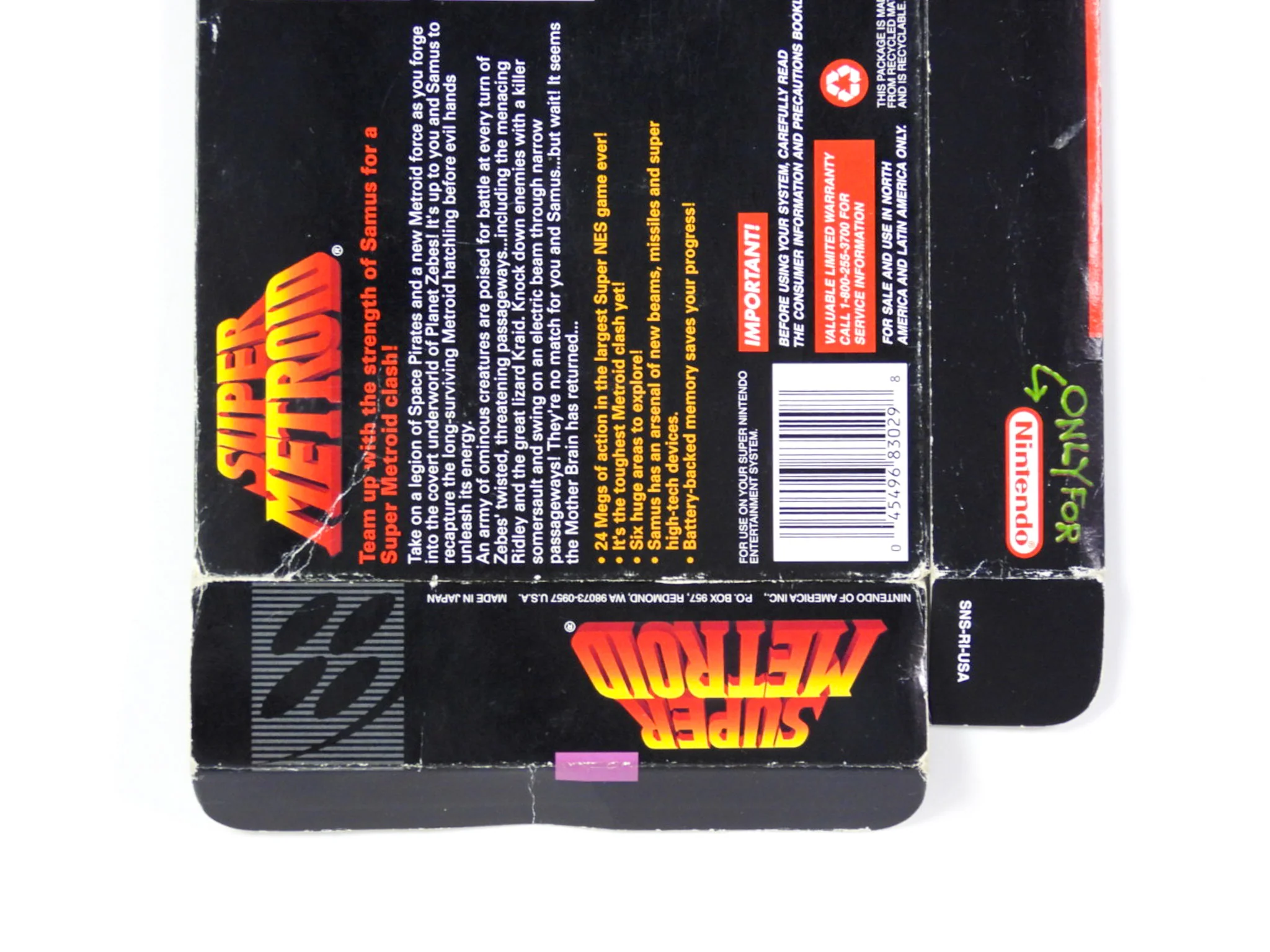 Super Metroid [Box] (Super Nintendo / SNES) - Image 6