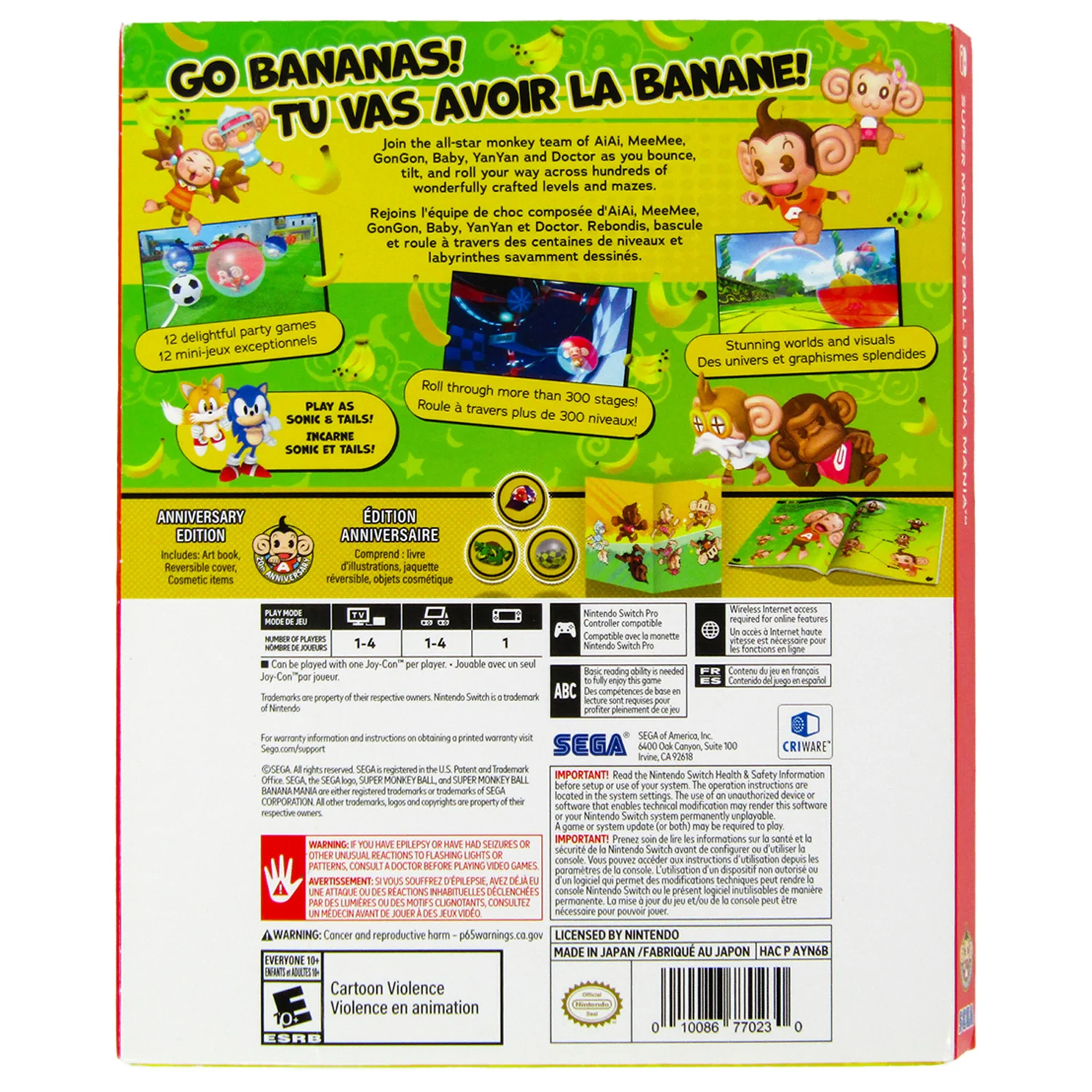Super Monkey Ball Banana Mania [Anniversary Edition] (Nintendo Switch) - Image 2