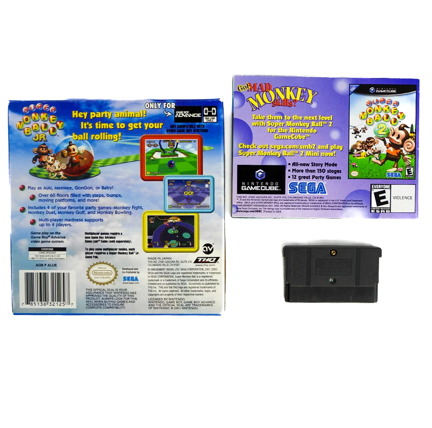 Super Monkey Ball Jr. (Nintendo Game Boy Advance / GBA) - Image 2