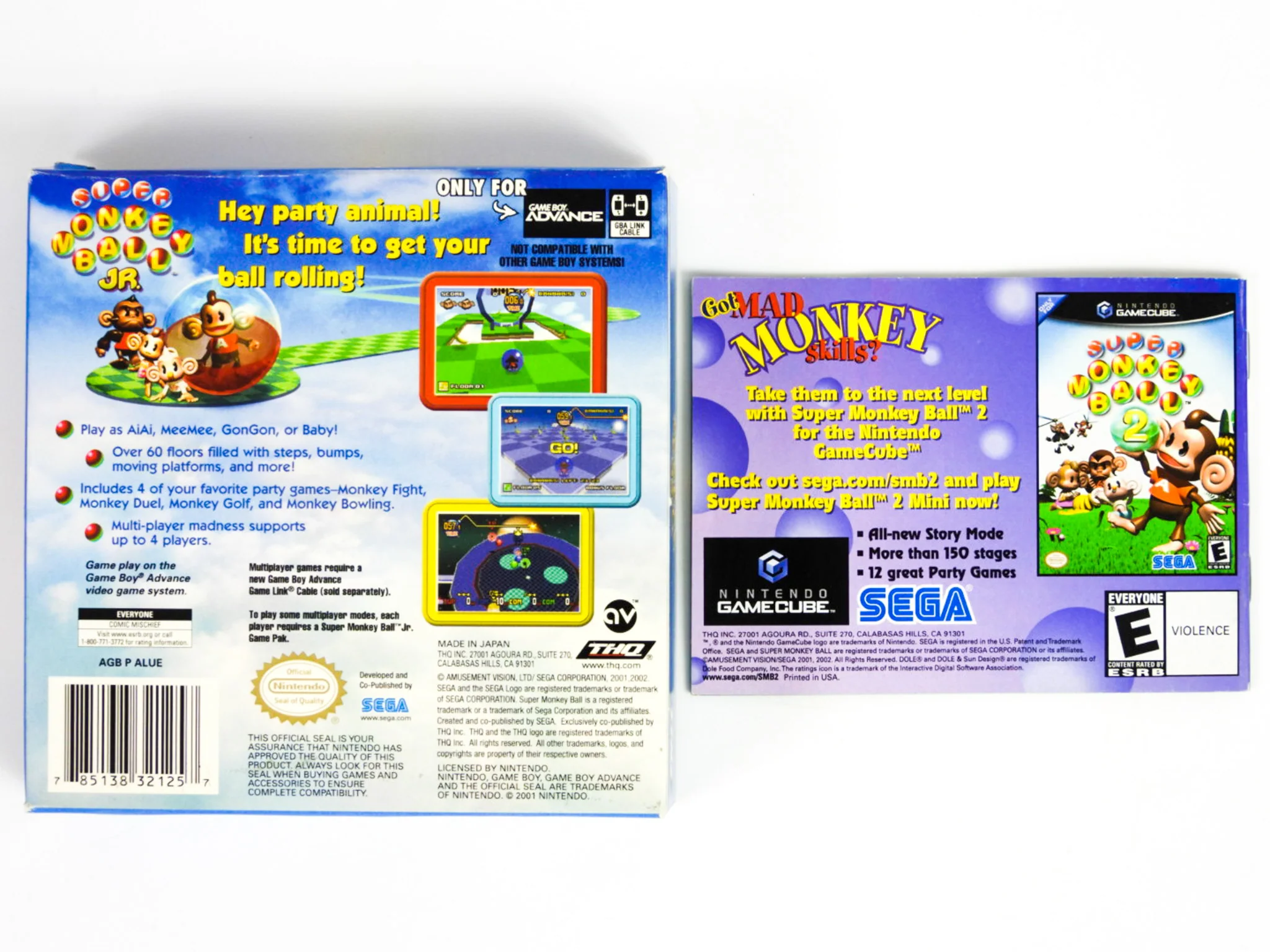 Super Monkey Ball Jr. (Nintendo Game Boy Advance / GBA) - Image 4