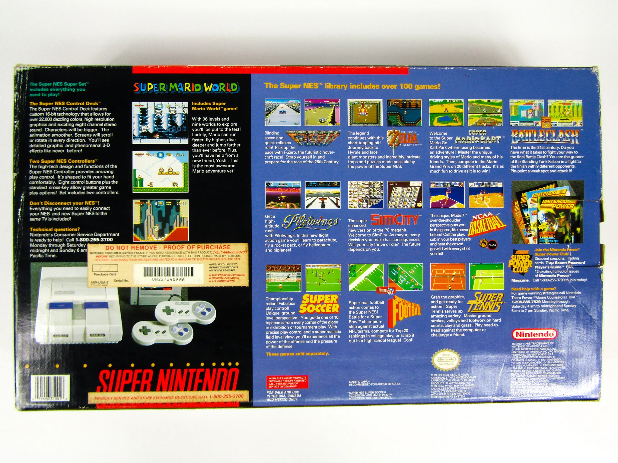 Super Nintendo Super Set System [Super Mario Kart] (SNES) - Image 2