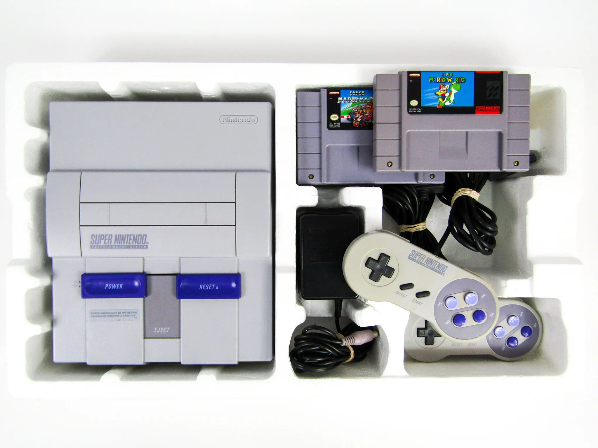 Super Nintendo Super Set System [Super Mario Kart] (SNES) - Image 3