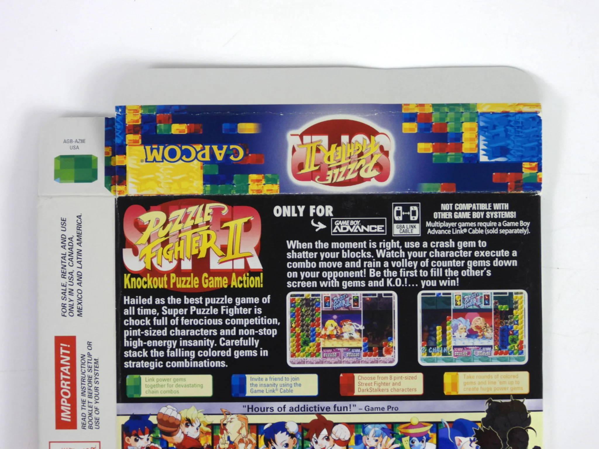 Super Puzzle Fighter 2 [Box] (Nintendo Game Boy Advance / GBA) - Image 4