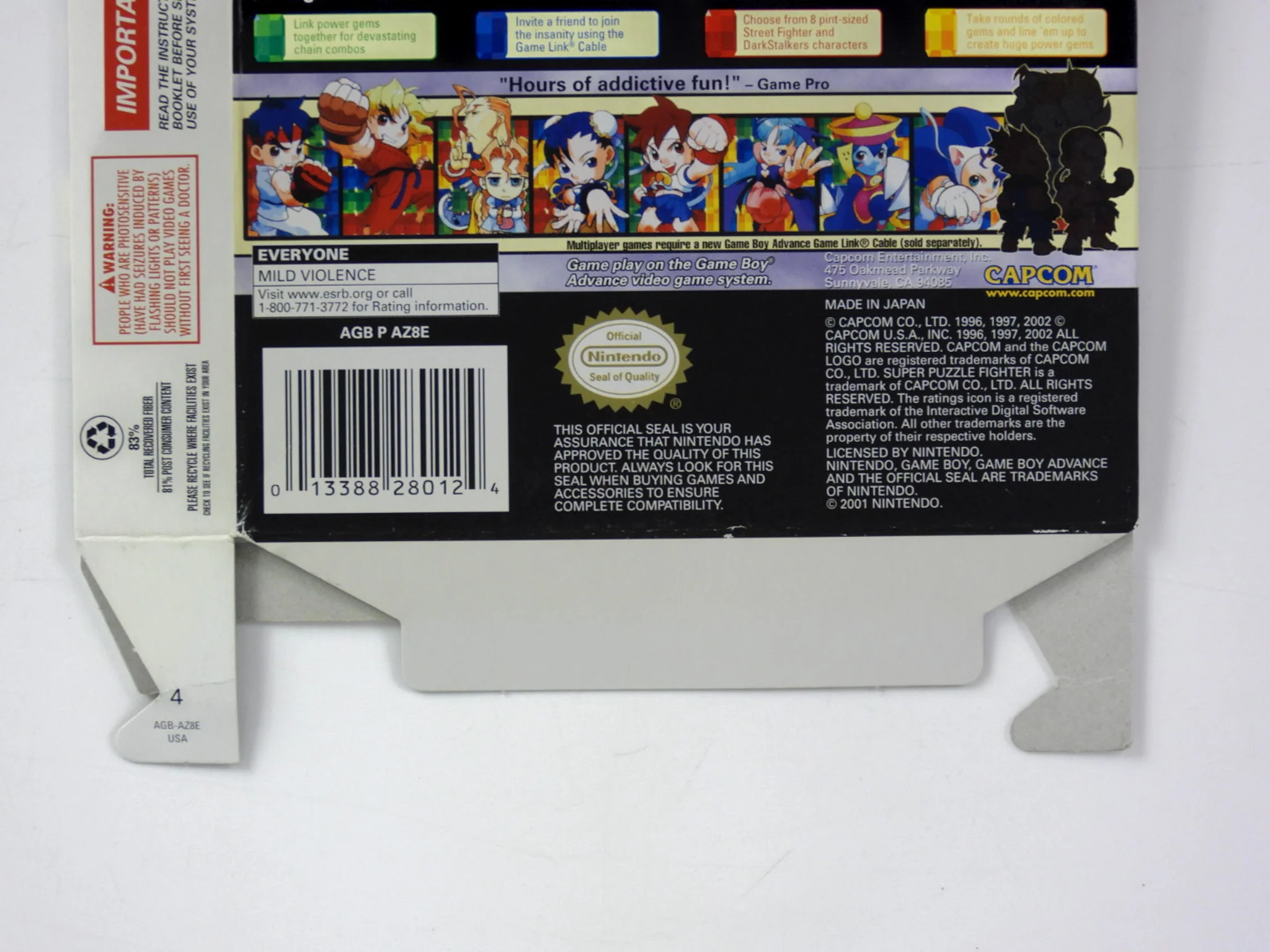 Super Puzzle Fighter 2 [Box] (Nintendo Game Boy Advance / GBA) - Image 5