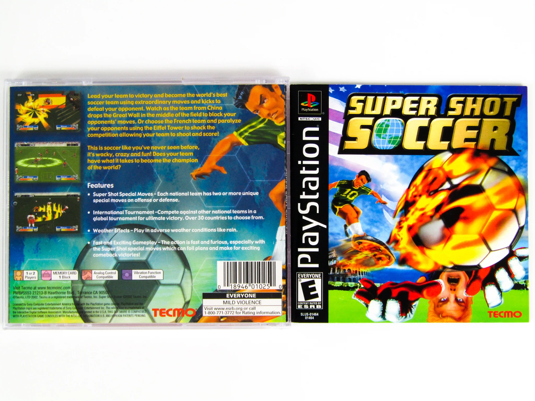 Super Shot Soccer (PlayStation / PS1) - Image 2