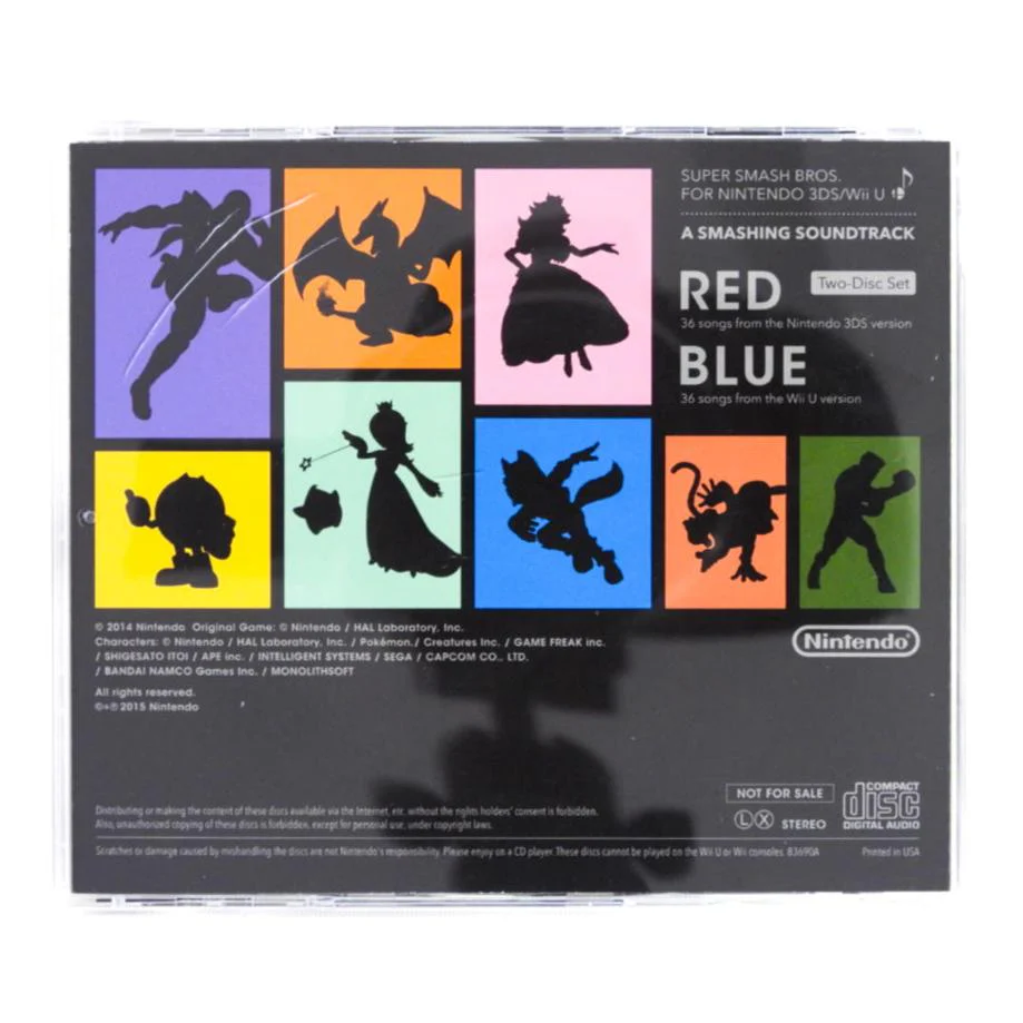 Super Smash Bros: A Smashing Soundtrack Two Disc Set [Nintendo Club] - Image 2