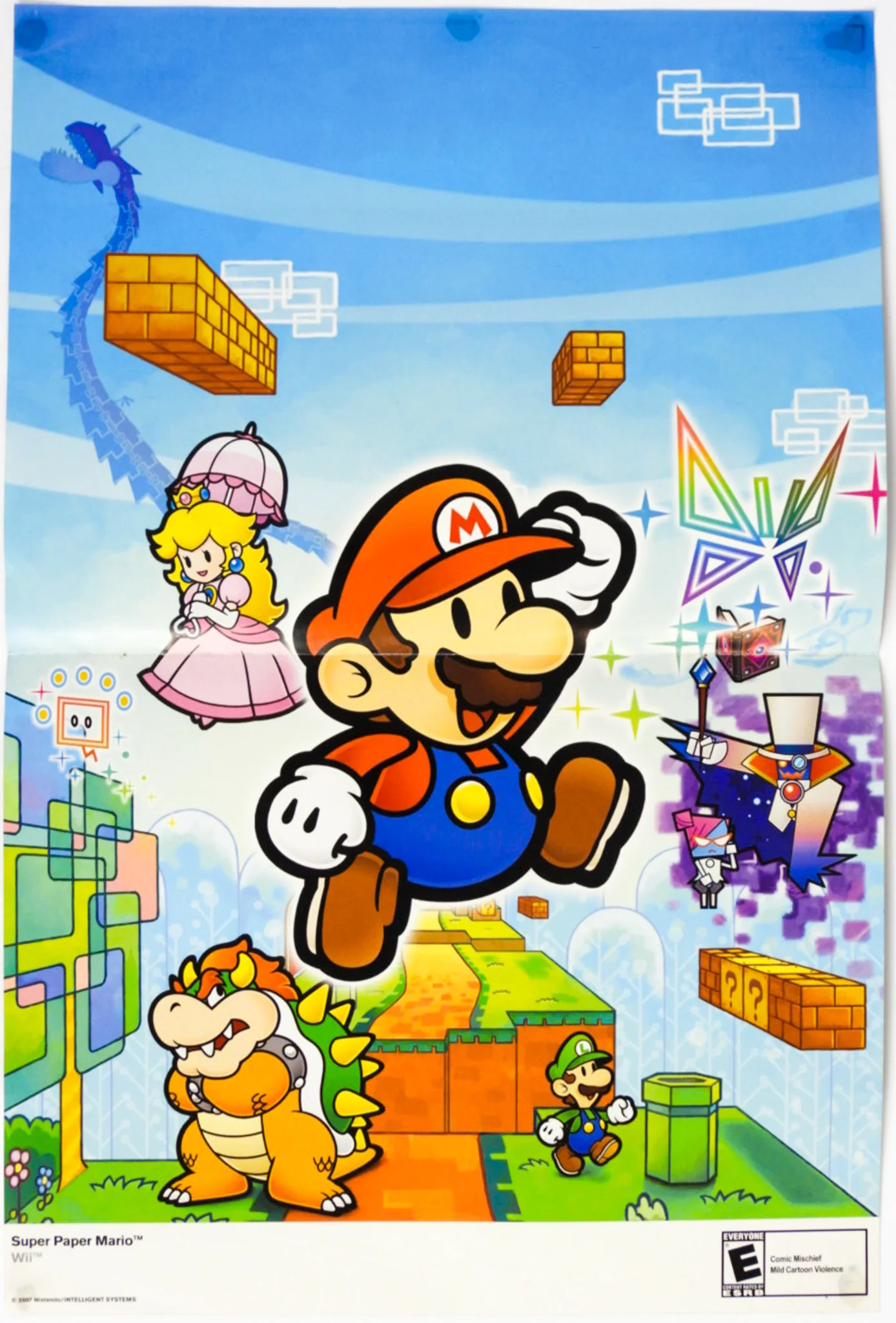 Super Smash Bros. Brawl And Super Paper Mario [Nintendo Power] [Poster] (Nintendo Wii) - Image 2
