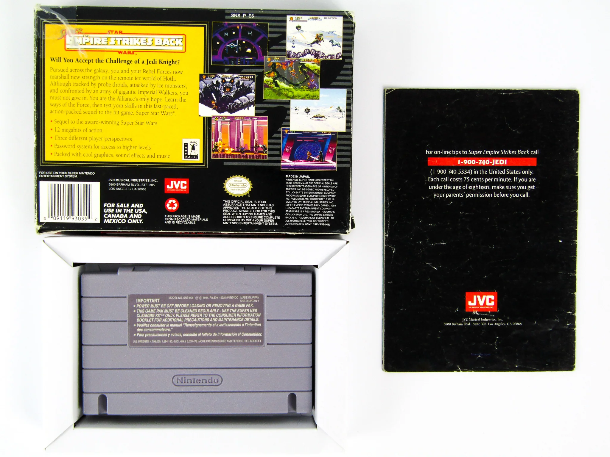Super Star Wars Empire Strikes Back [JVC] (Super Nintendo / SNES) - Image 6
