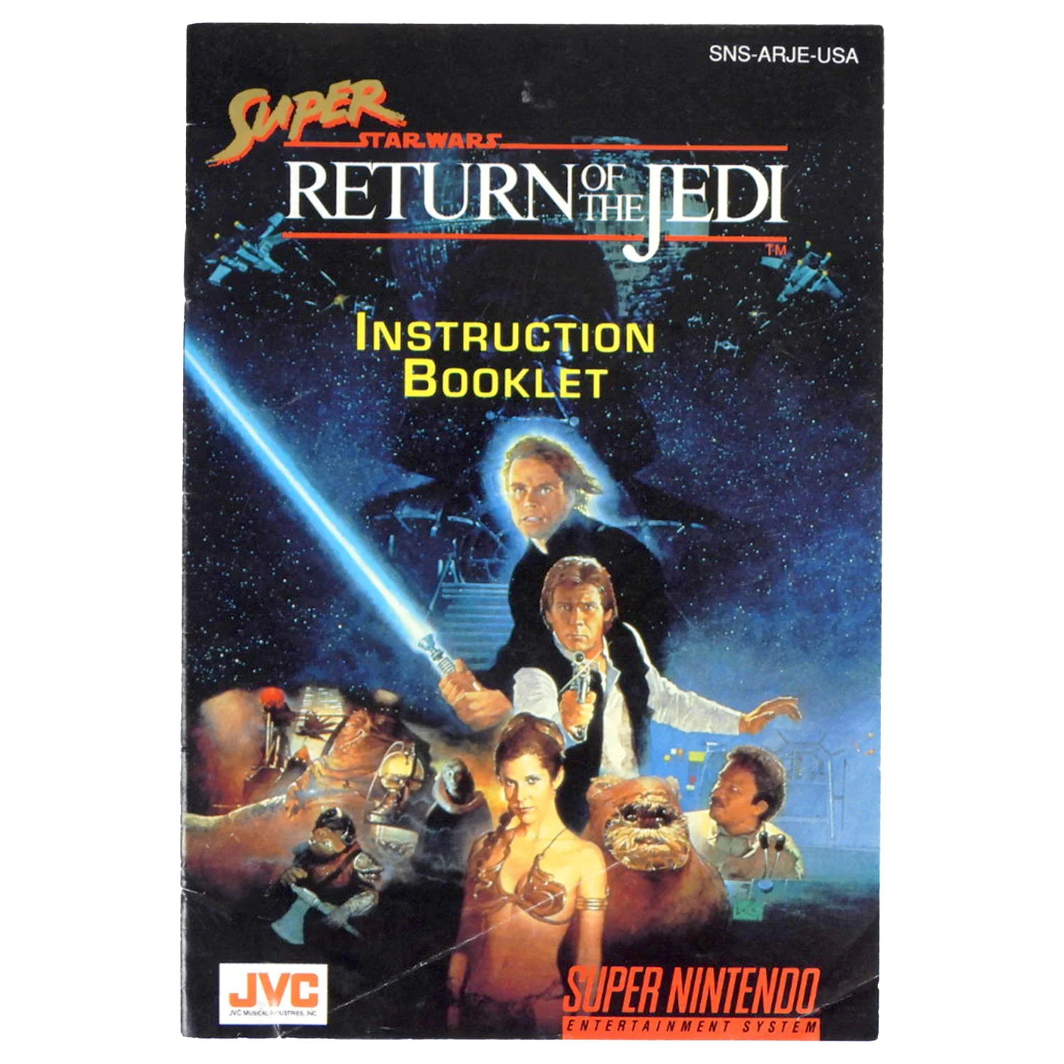 Super Star Wars: Return of the Jedi [JVC] [Manual] (Super Nintendo / SNES)