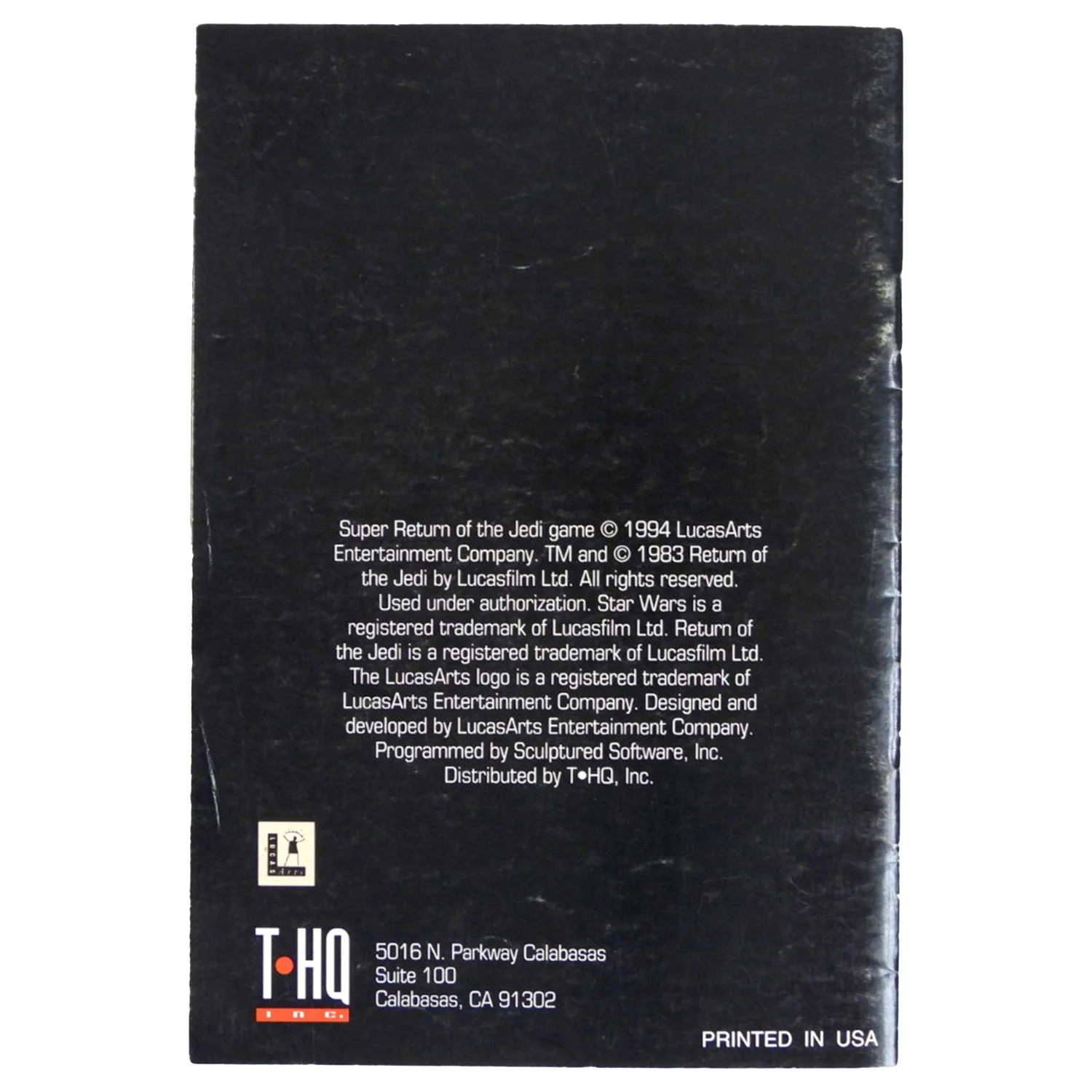 Super Star Wars: Return of the Jedi [THQ] [Manual] (Super NIntendo / SNES) - Image 2