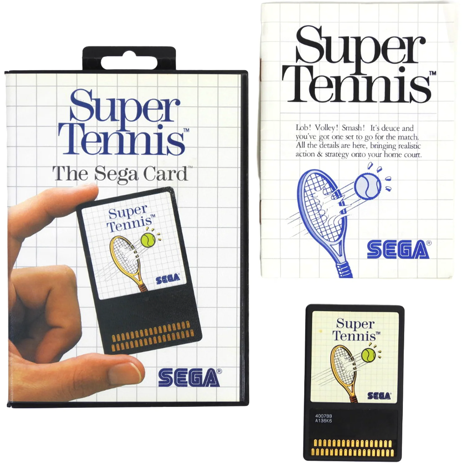 Super Tennis [Sega Card] (Sega Master System)