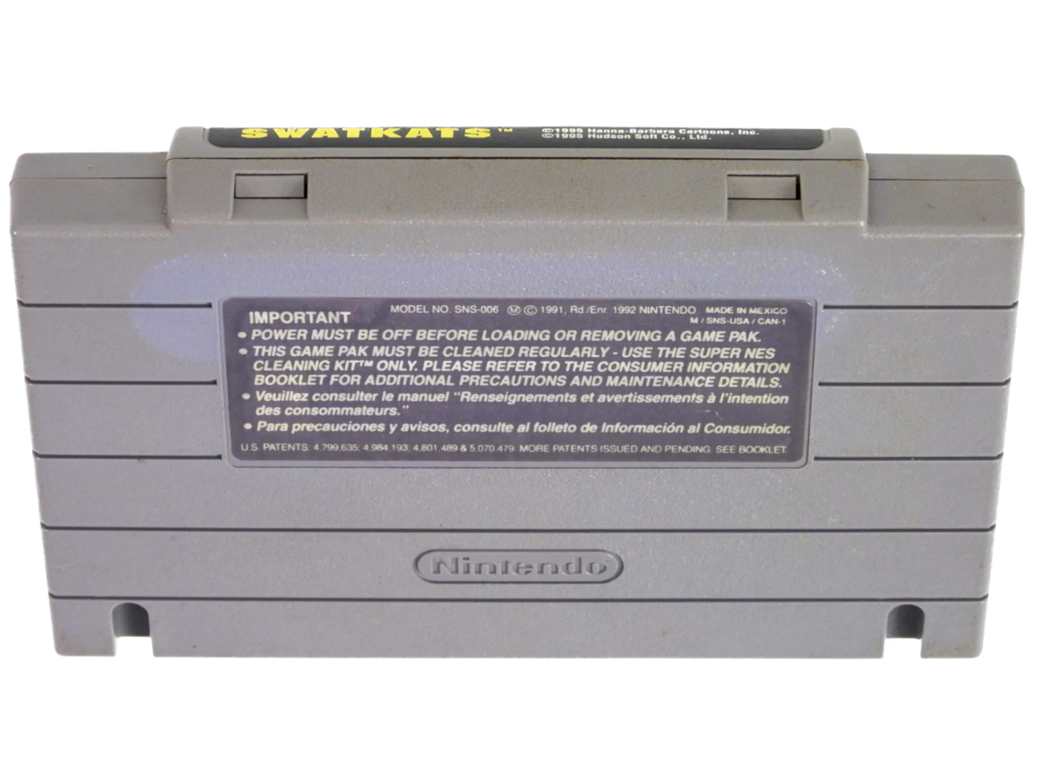 SWAT Kats (Super Nintendo / SNES) - Image 2