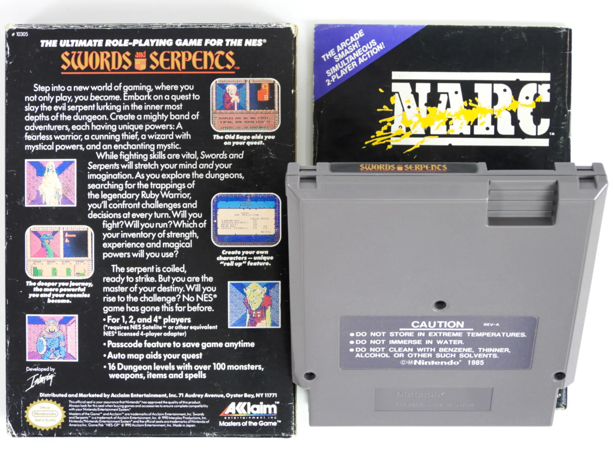 Swords And Serpents (Nintendo / NES) - Image 2