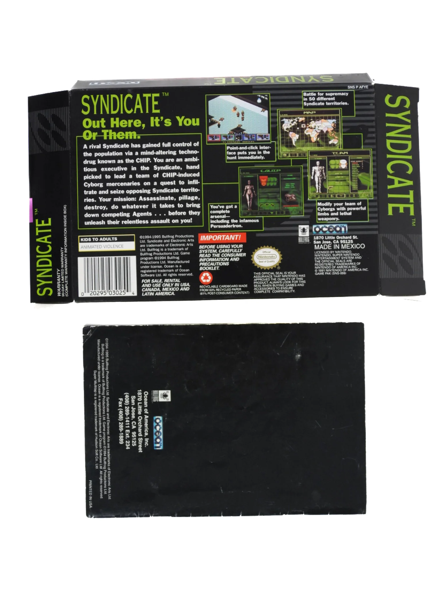 Syndicate [Box] (Super Nintendo / SNES) - Image 2
