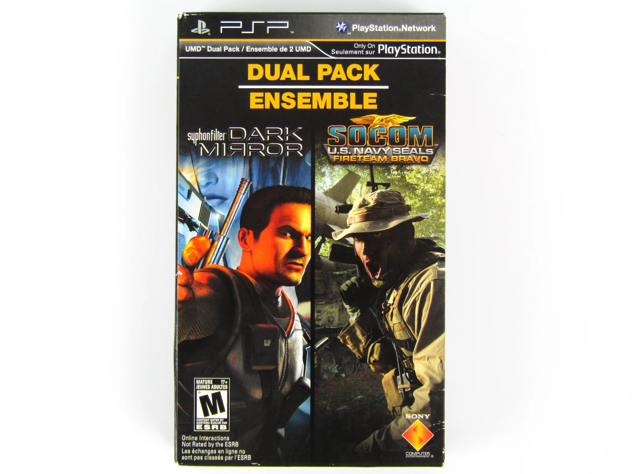 Syphon Filter: Dark Mirror & SOCOM Fireteam Bravo [Dual Pack] (PlayStation Portable / PSP)