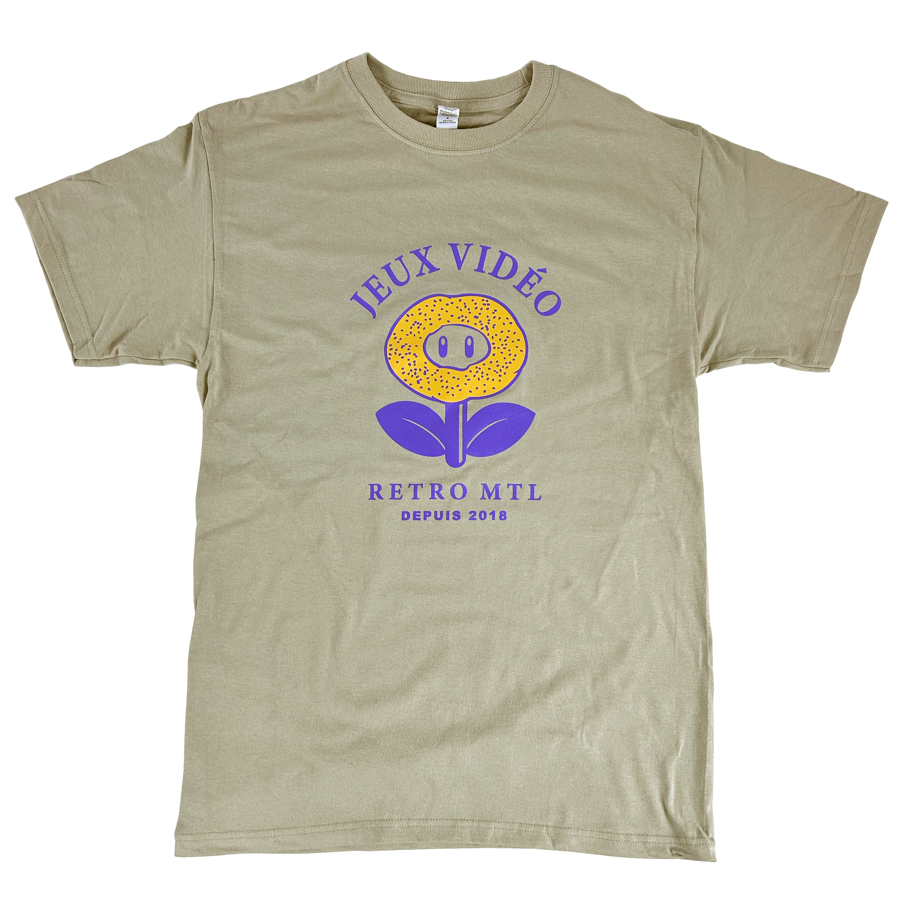 T-Shirt [Fleur Bagel] Sable