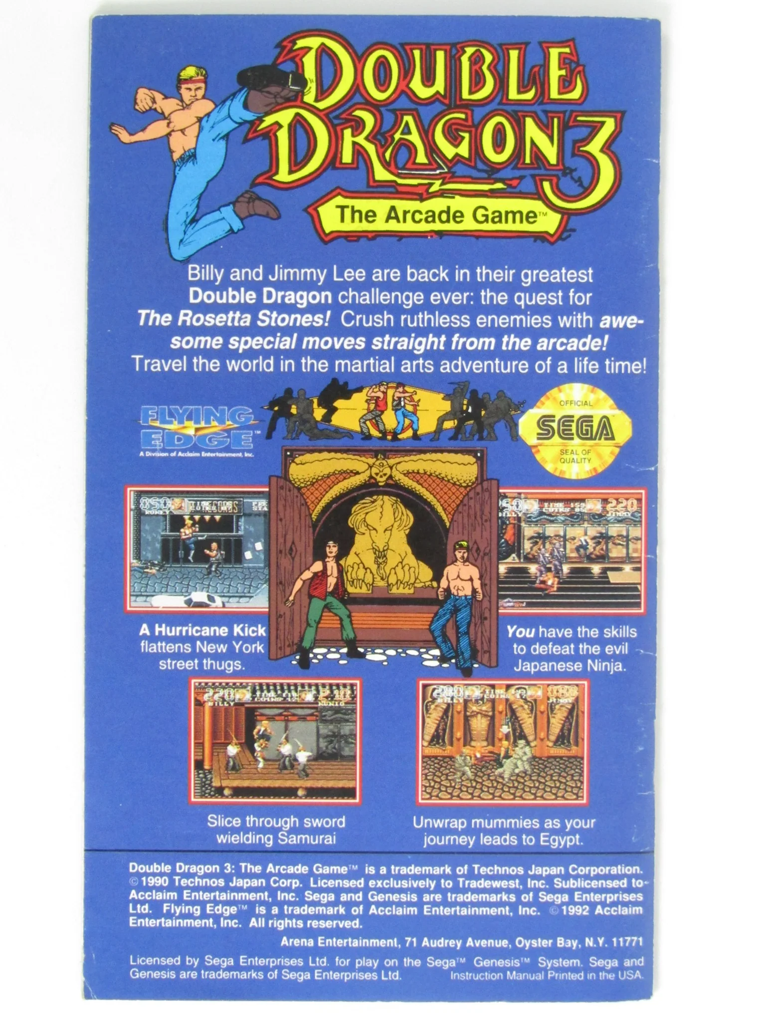 T2 The Arcade Game [Manual] (Sega Genesis) - Image 2