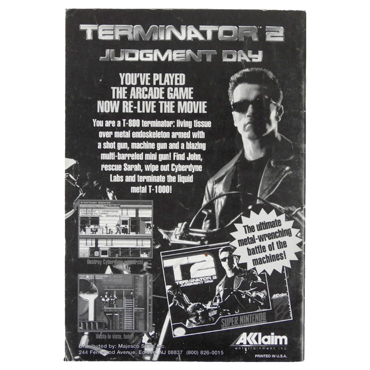 T2 The Arcade Game [Manual] (Super NIntendo / SNES) - Image 4