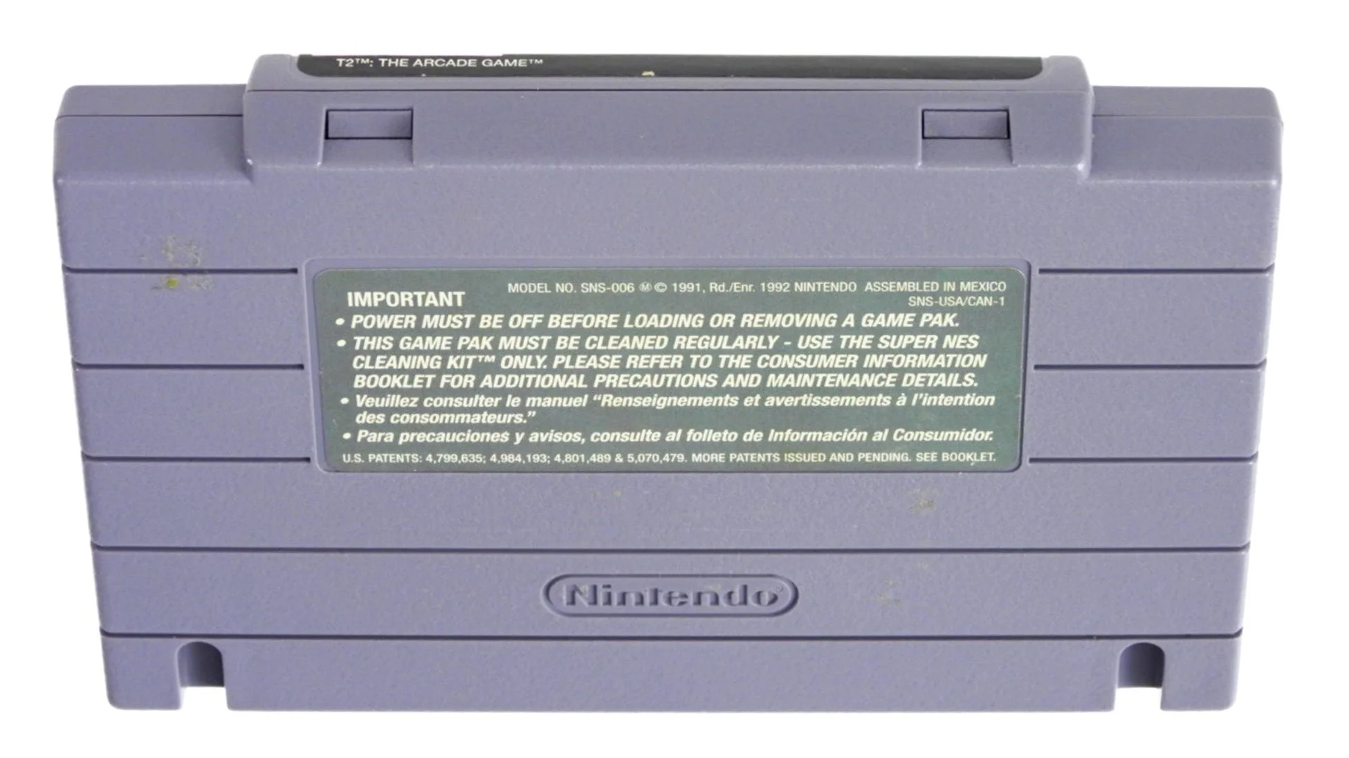 T2 The Arcade Game (Super Nintendo / SNES) - Image 11