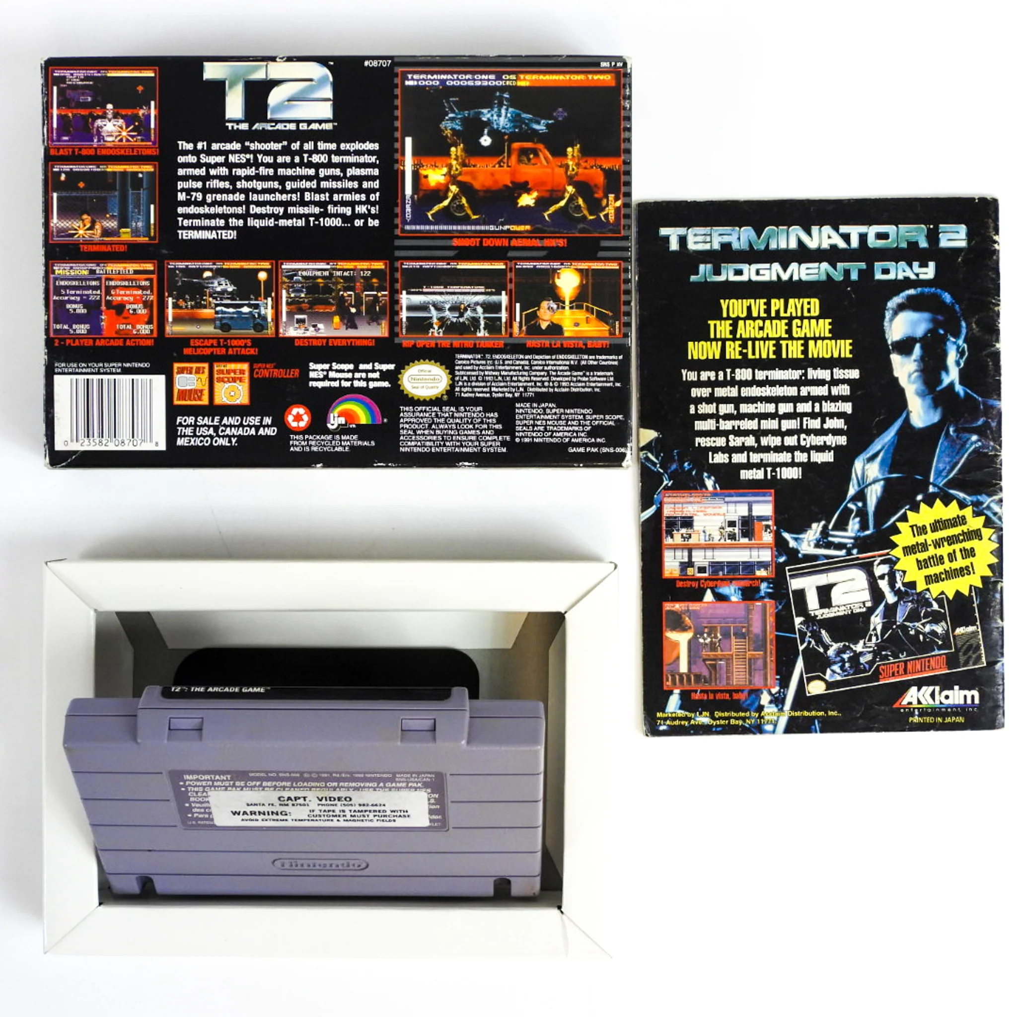T2 The Arcade Game (Super Nintendo / SNES) - Image 2
