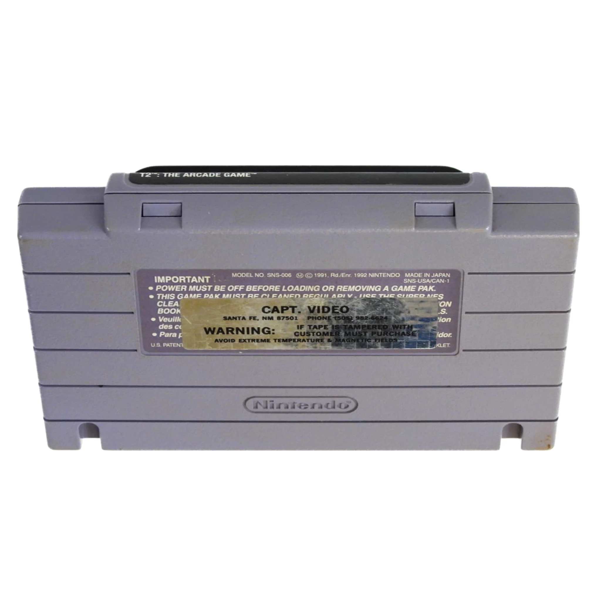 T2 The Arcade Game (Super Nintendo / SNES) - Image 9