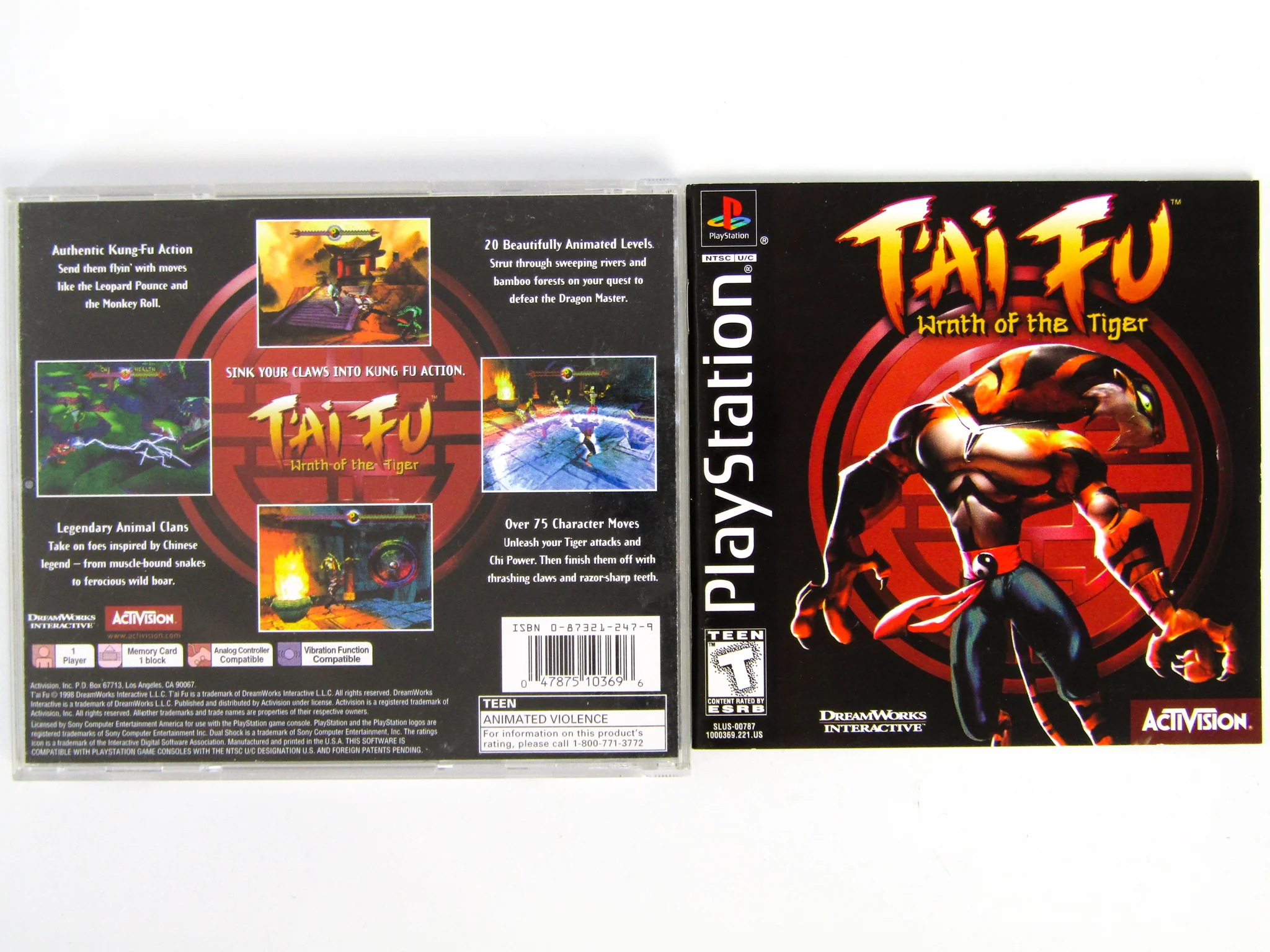 Tai Fu Wrath Of The Tiger (PlayStation / PS1) - Image 2