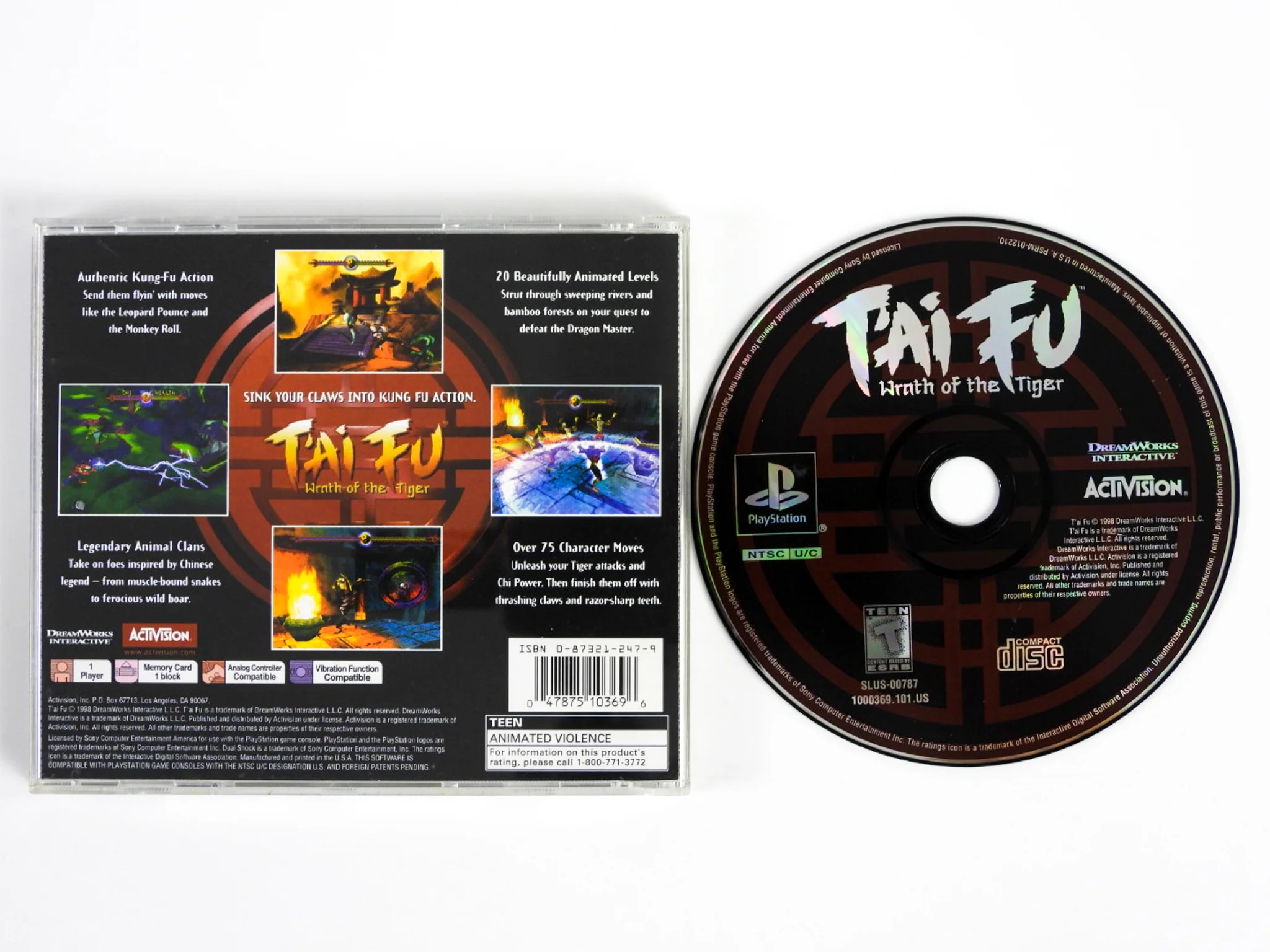 Tai Fu Wrath Of The Tiger (PlayStation / PS1) - Image 4