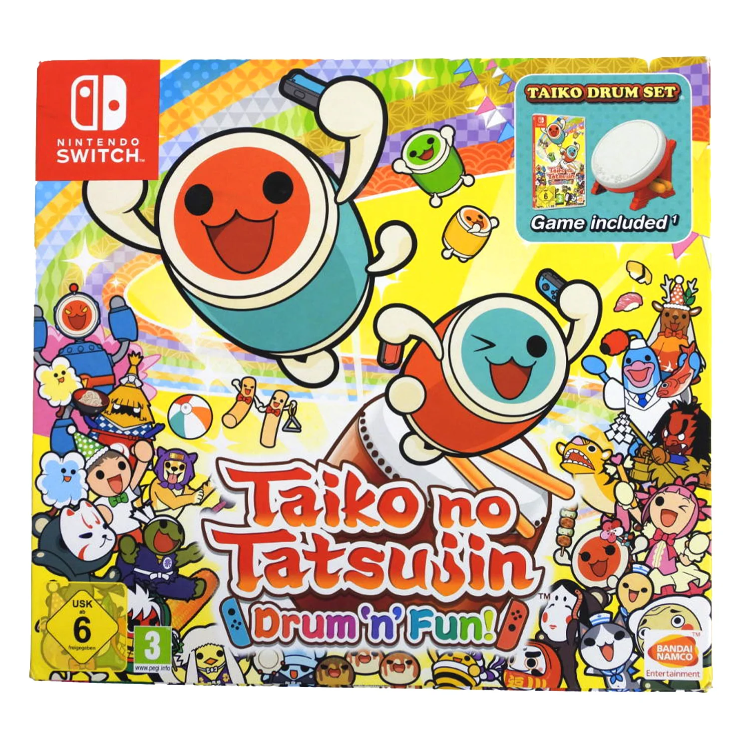 Taiko no Tatsujin Drum 'n' Fun! [Bundle] [PAL] (Nintendo Switch)