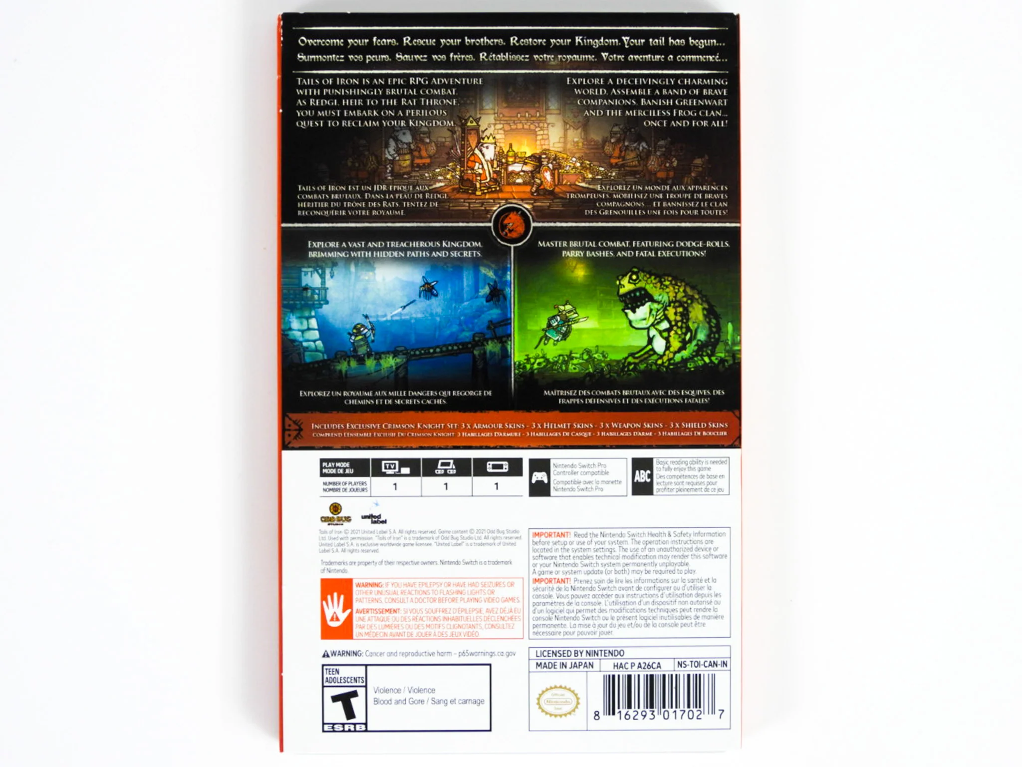 Tails Of Iron [Crimson Knight Edition] (Nintendo Switch) - Image 2