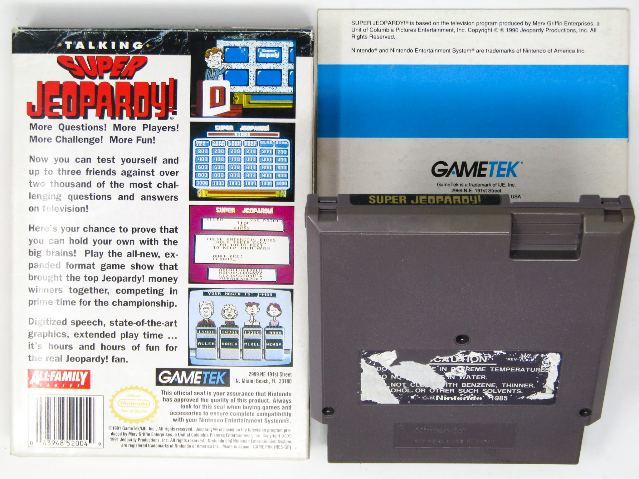 Talking Super Jeopardy (Nintendo / NES) - Image 2