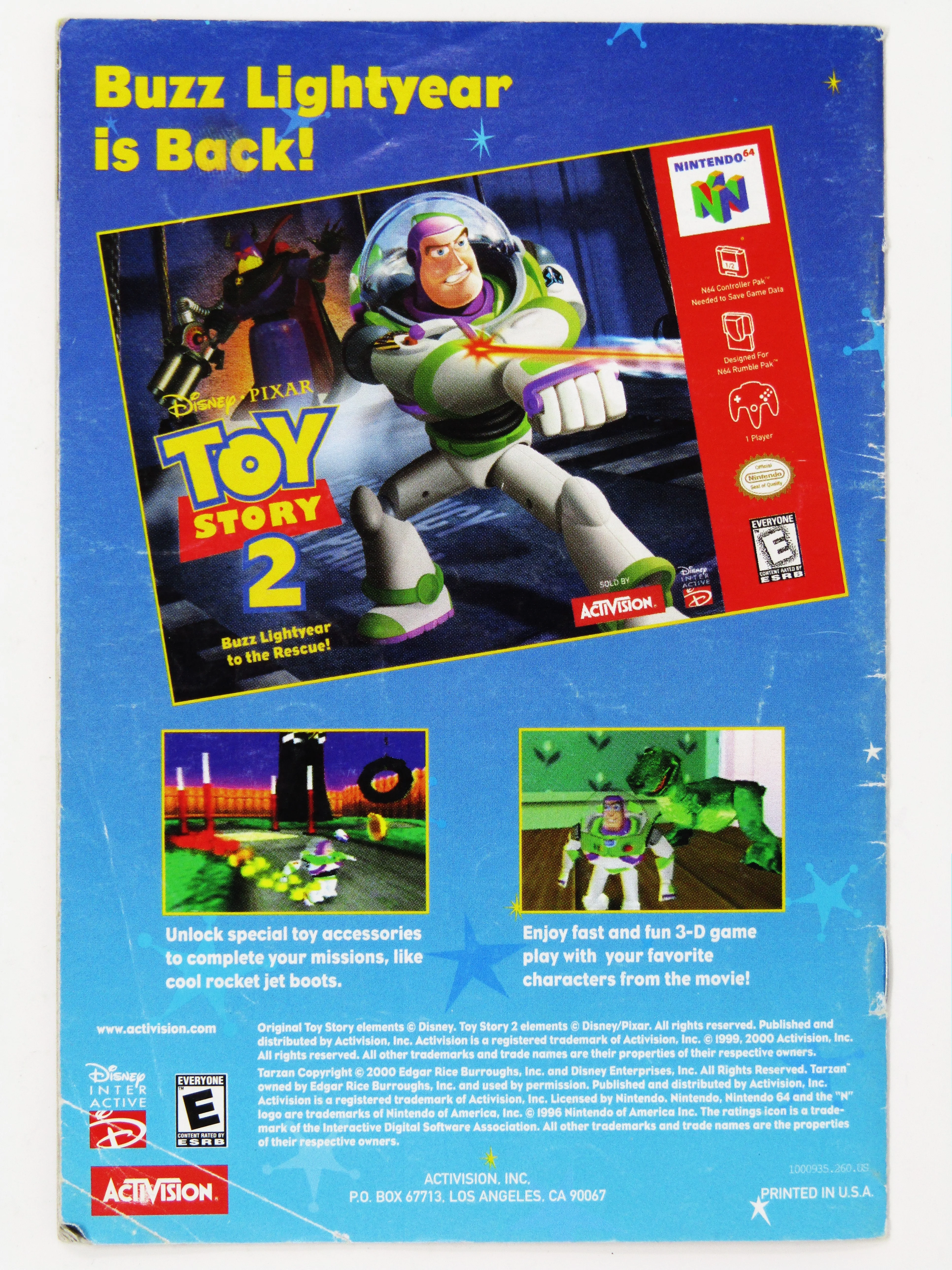 Tarzan [Manual] (Nintendo 64 / N64) - Image 2