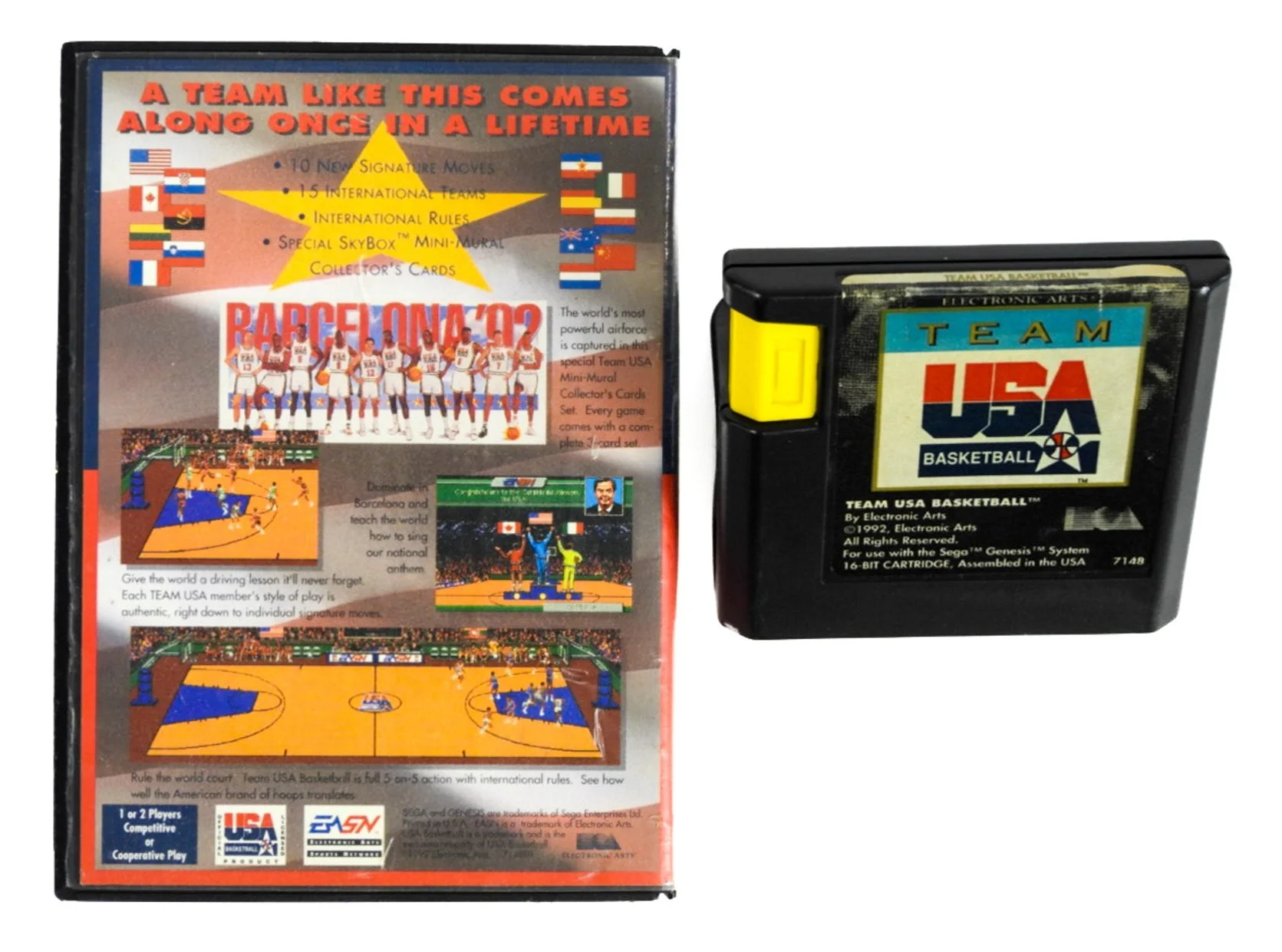 Team USA Basketball [Limited Edition] (Sega Genesis) - Image 4