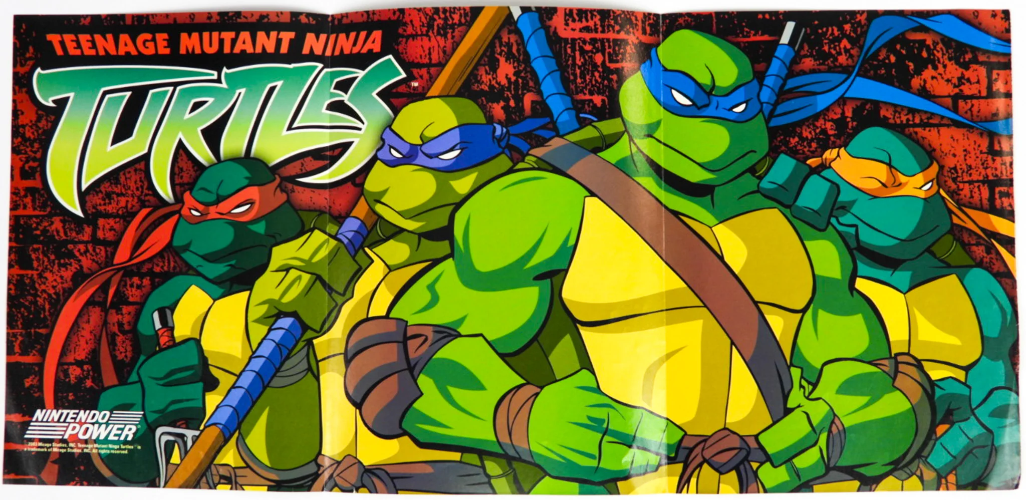 Teenage Mutant Ninja Turtles [Nintendo Power] [Poster] (Nintendo GameCube)