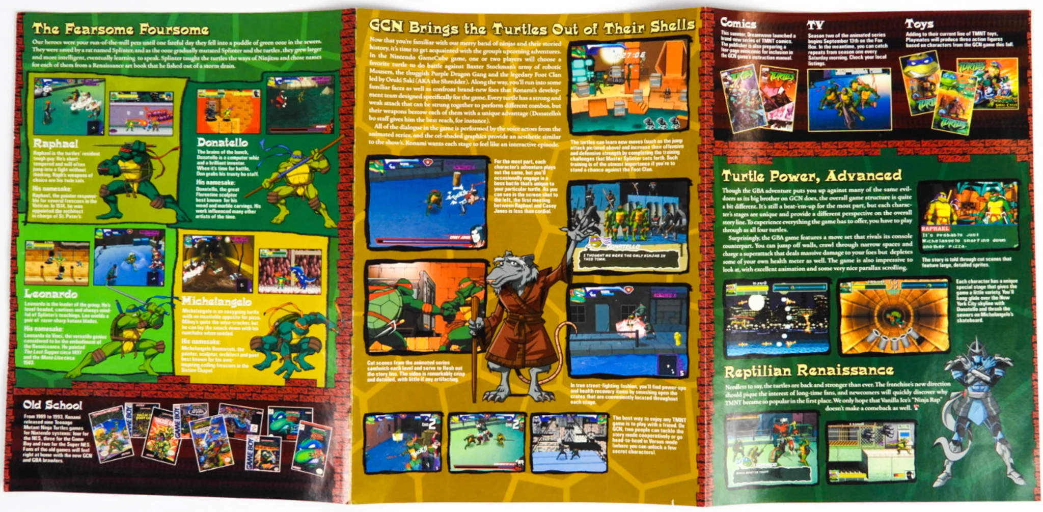 Teenage Mutant Ninja Turtles [Nintendo Power] [Poster] (Nintendo GameCube) - Image 2