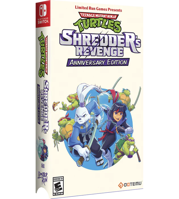 Teenage Mutant Ninja Turtles Shredder's Revenge [Anniversary Edition] [VHS Edition] [Limited Run Games] (Nintendo Switch) - Image 2