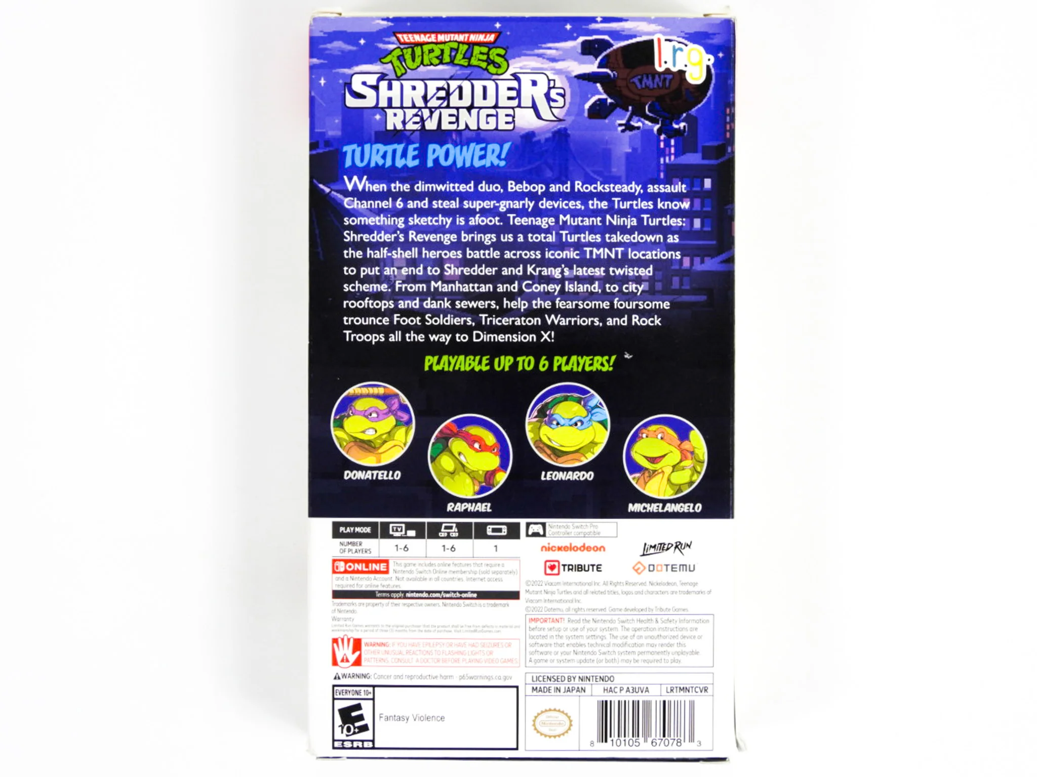 Teenage Mutant Ninja Turtles: Shredder's Revenge [Classic Edition] [Limited Run Games] (Nintendo Switch) - Image 2