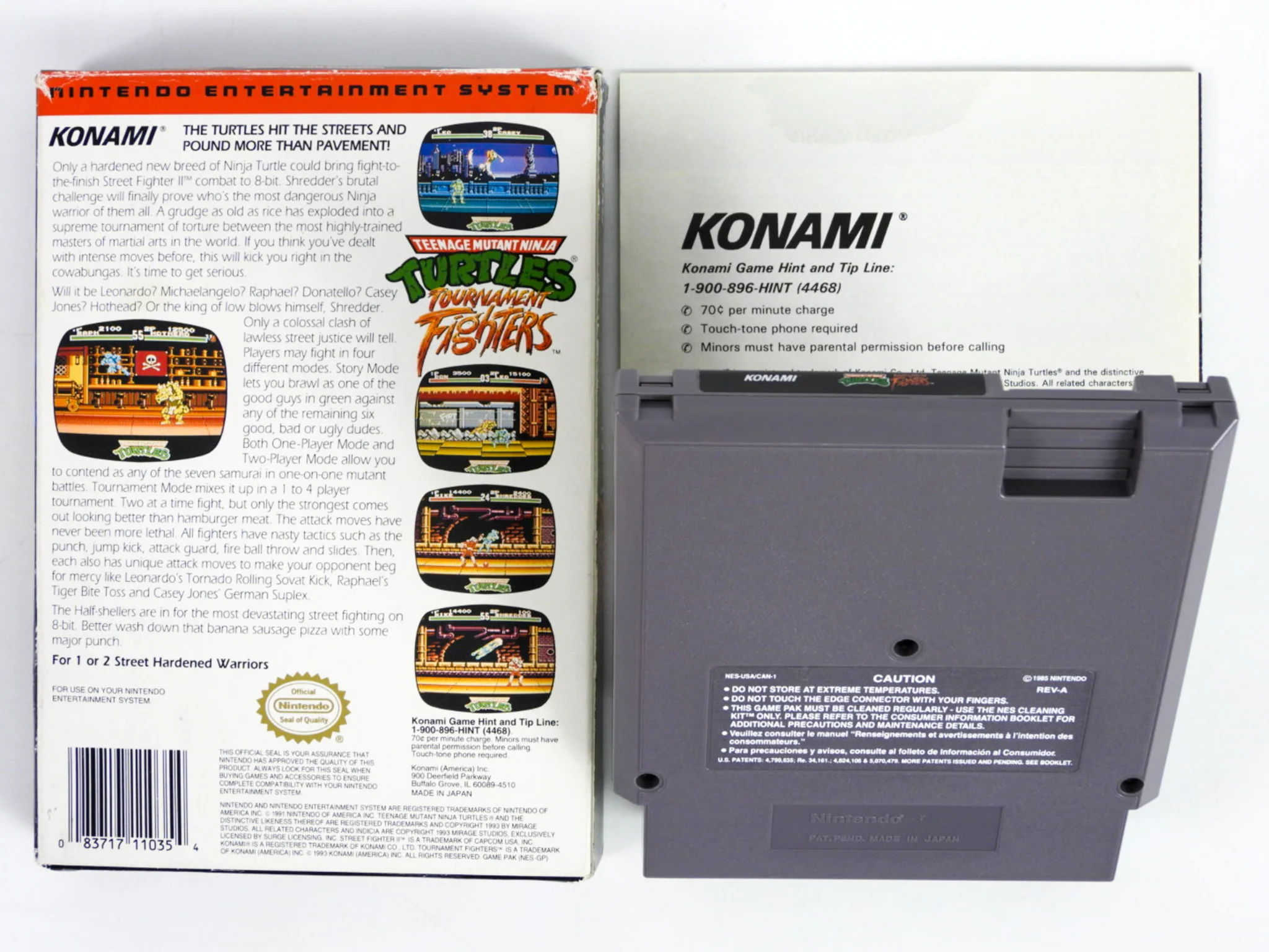 Teenage Mutant Ninja Turtles Tournament Fighters (Nintendo / NES) - Image 2