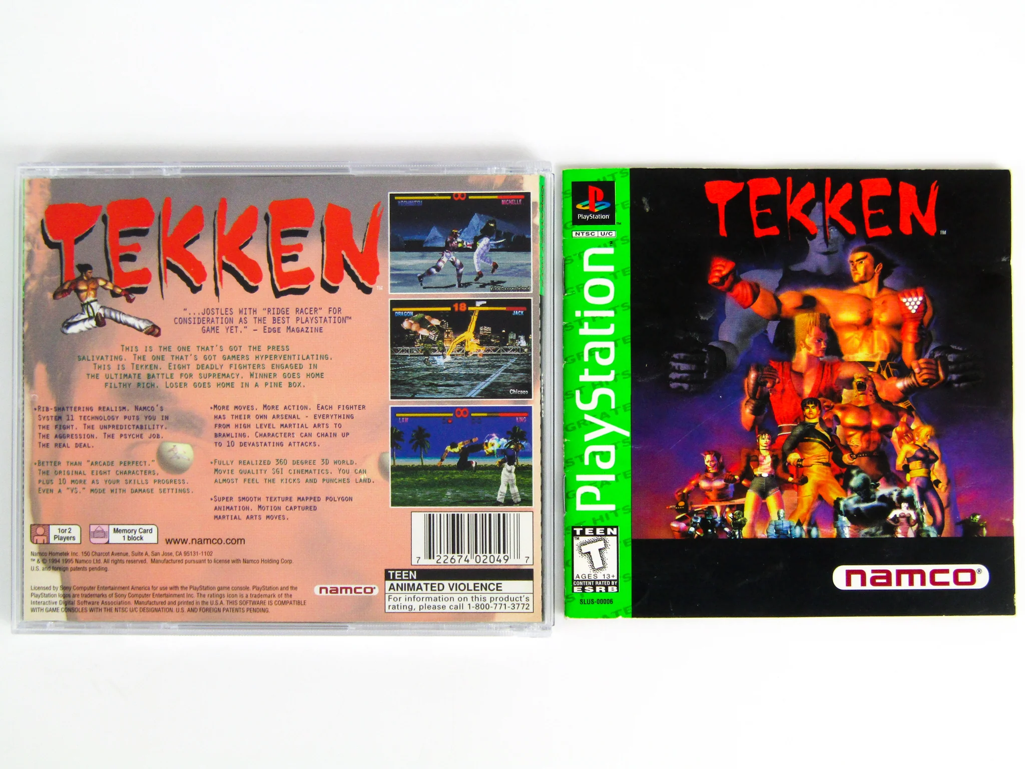 Tekken [Greatest Hits] (PlayStation / PS1) - Image 2