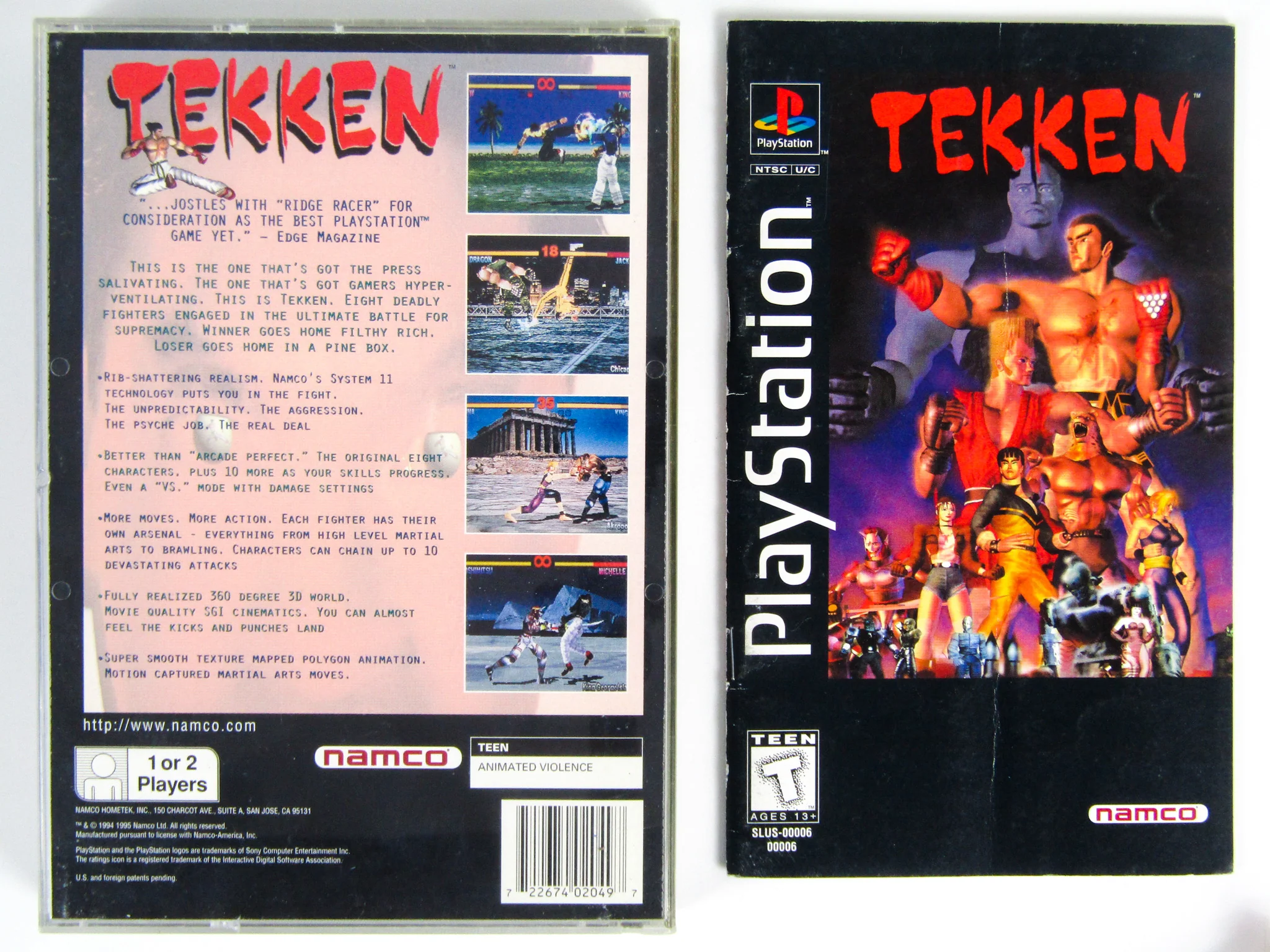 Tekken [Long Box] (PlayStation / PS1) - Image 2