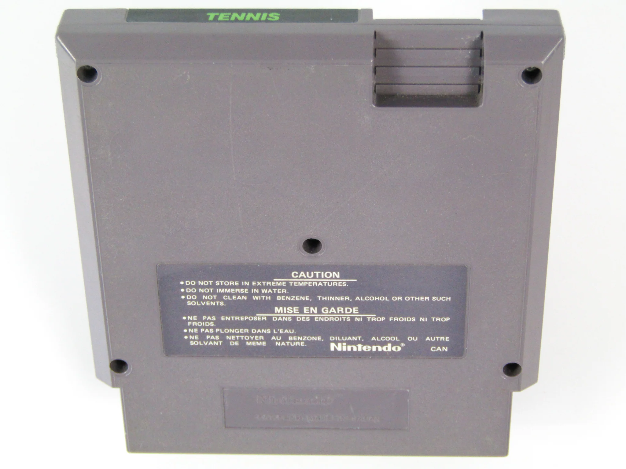 Tennis [5 Screw] [CAN Version] (Nintendo / NES) - Image 7