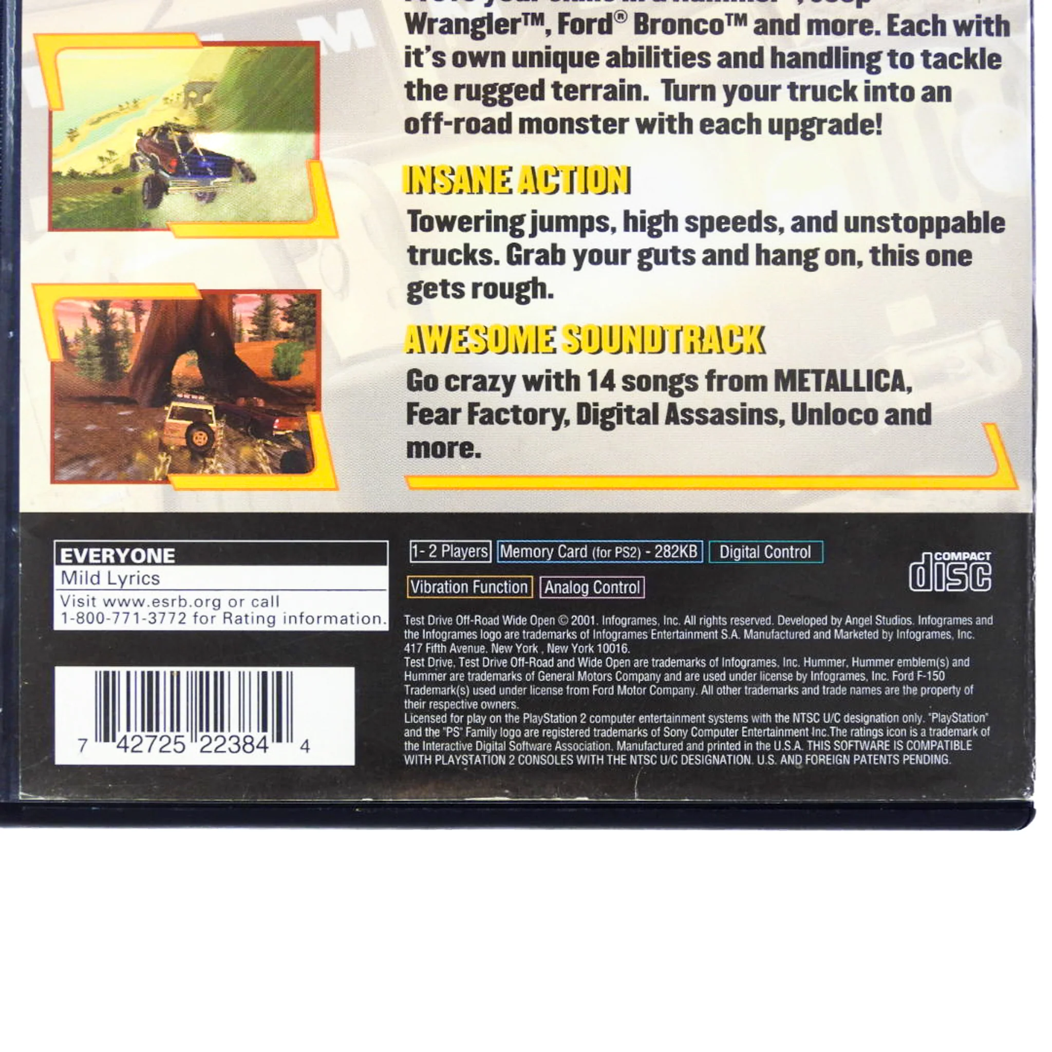 Test Drive Off Road Wide Open (PlayStation 2 / PS2) - Image 2