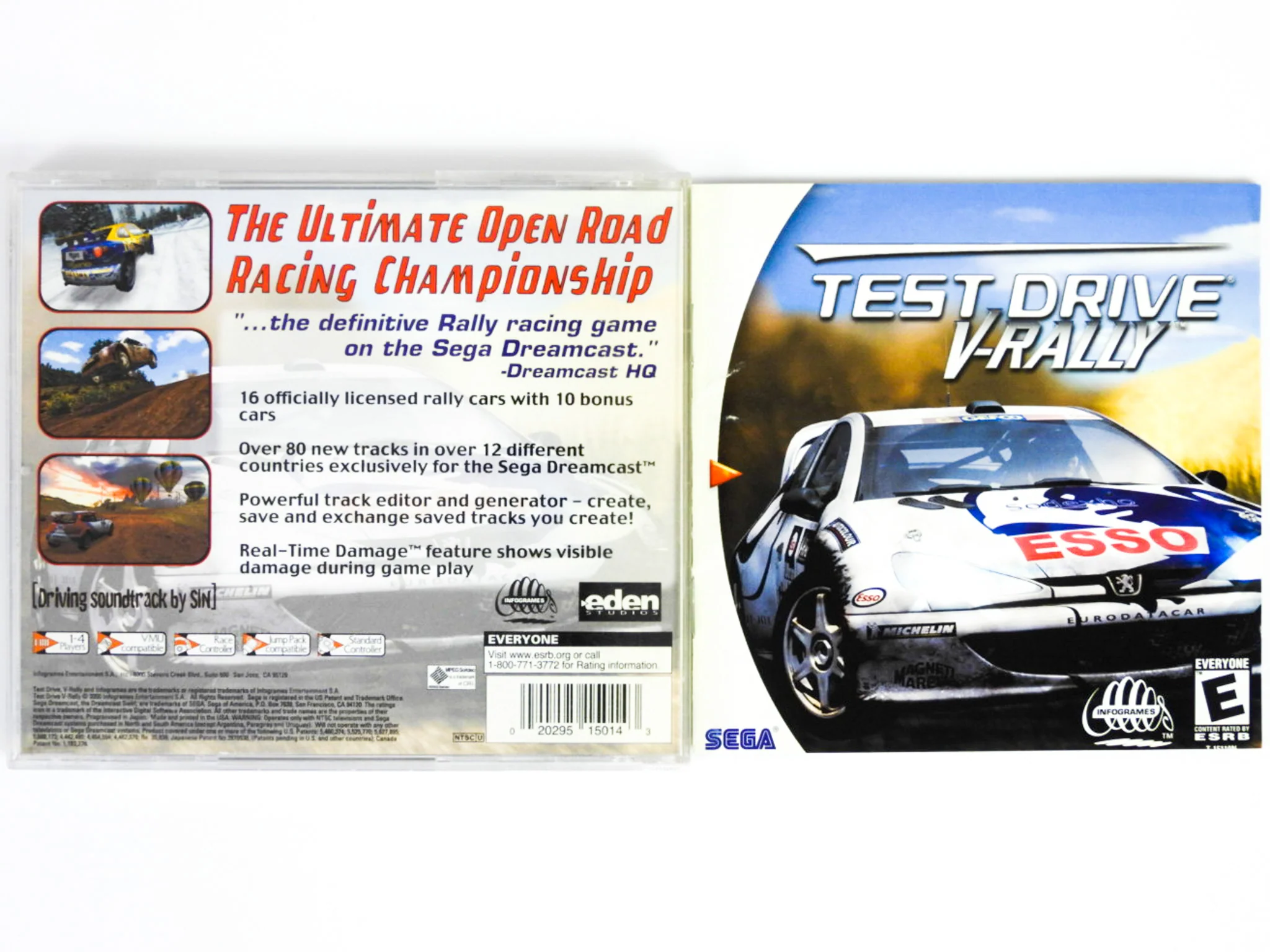 Test Drive V-Rally (Sega Dreamcast) - Image 2