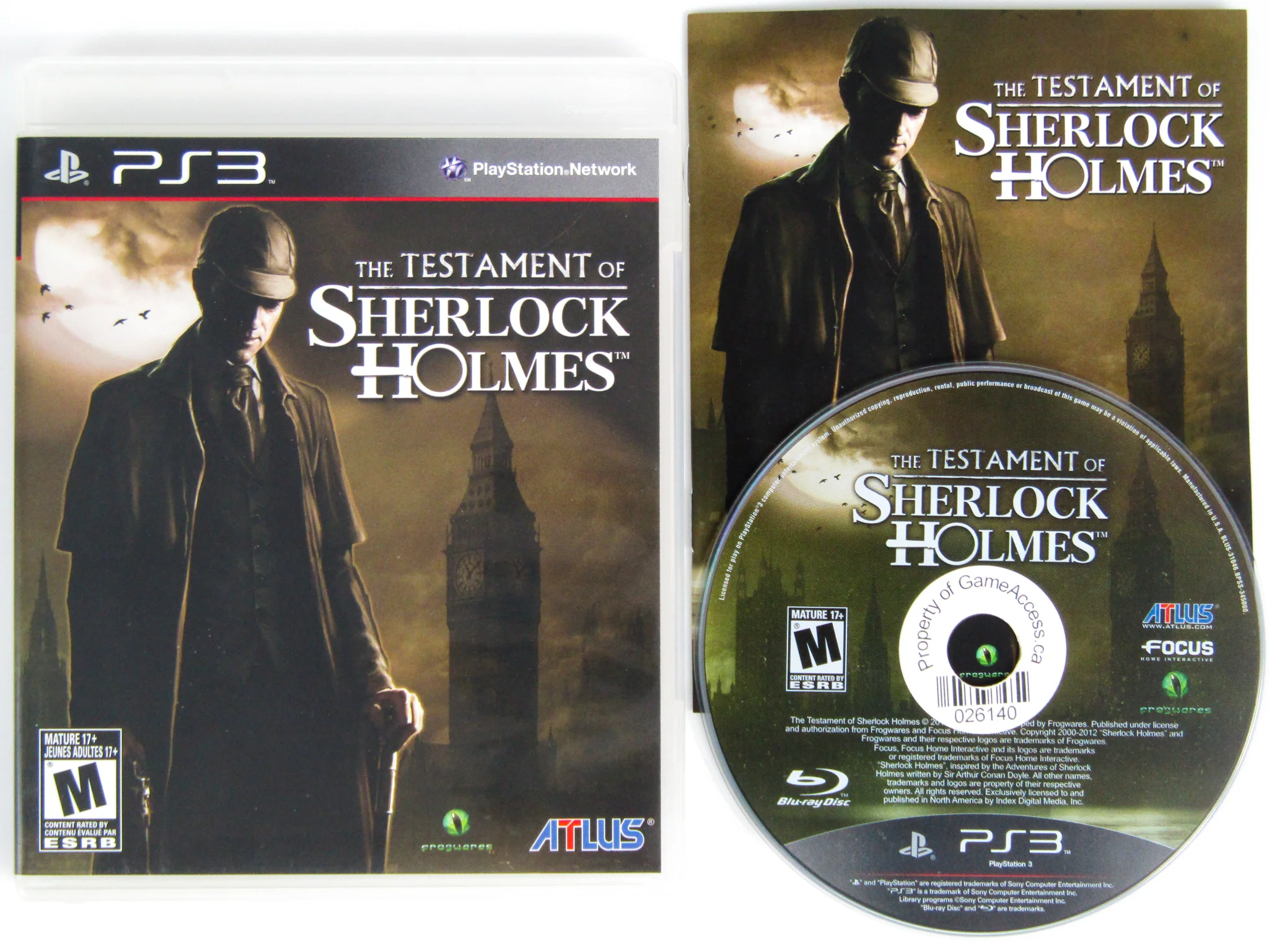 Testament Of Sherlock Holmes (PlayStation 3 / PS3) - Image 2