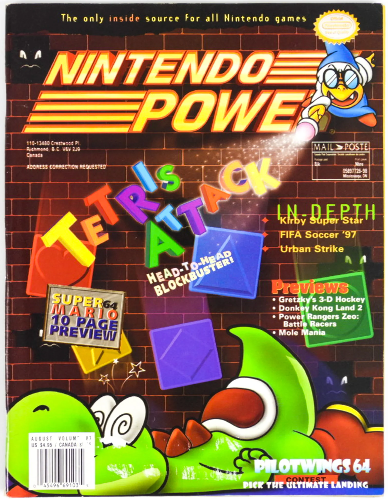 Tetris Attack [Volume 87] [Nintendo Power] (Magazines) - Image 5