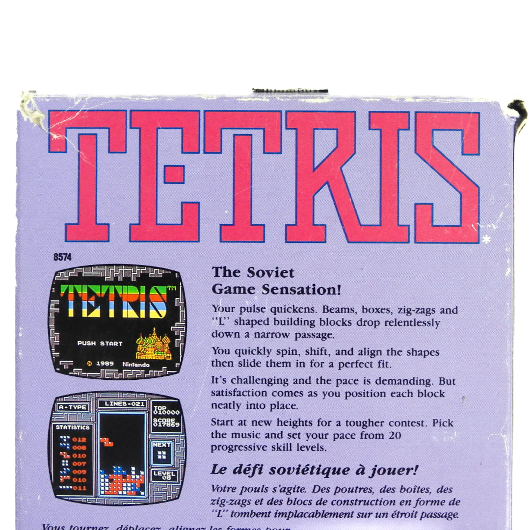 Tetris [CAN Version] (Nintendo / NES) - Image 4